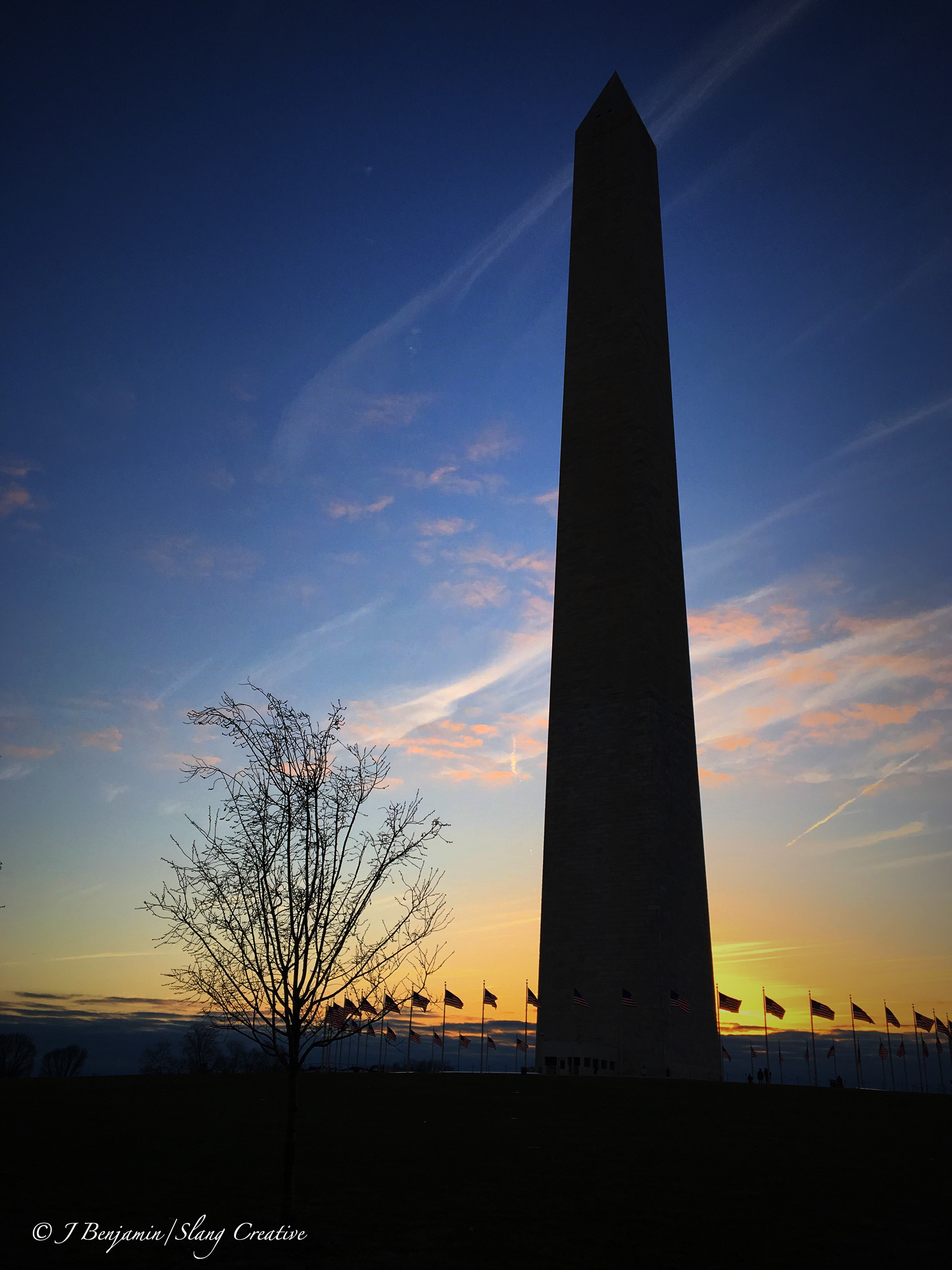Washington Monument Silhouette - Washington DC