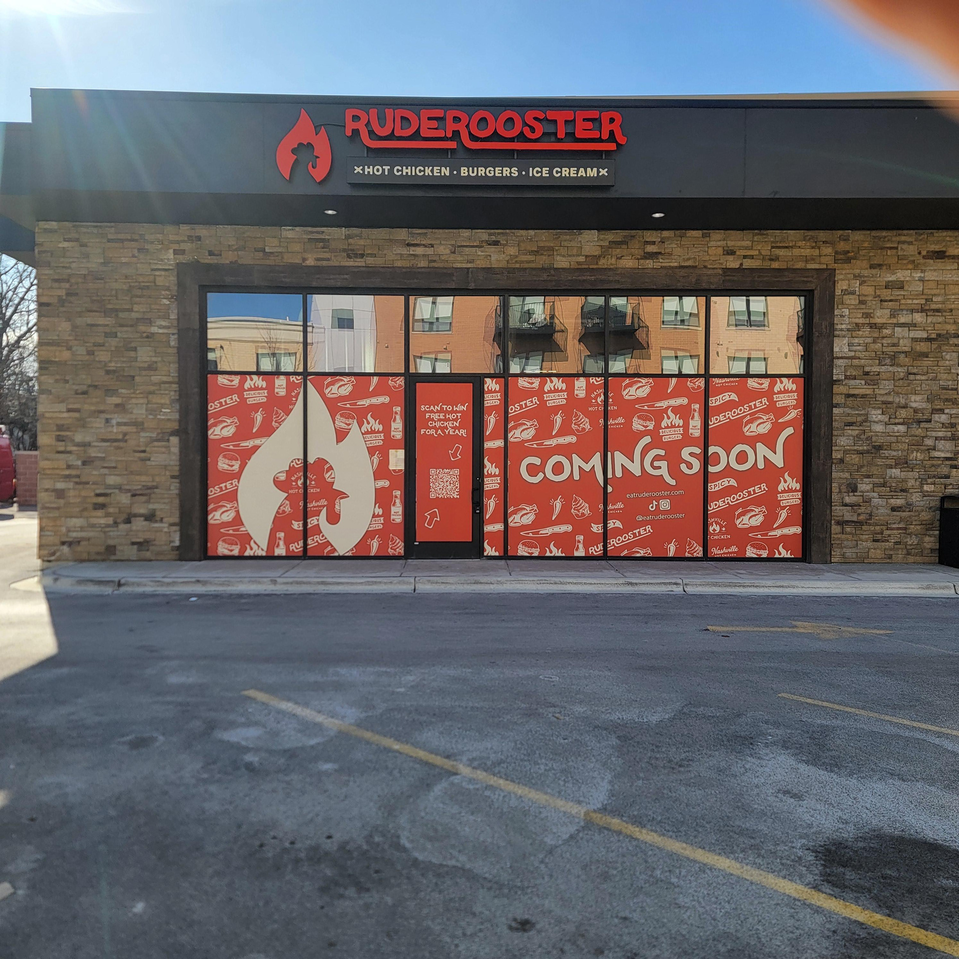 Channel Letters w/ Tag Box & Window Graphics