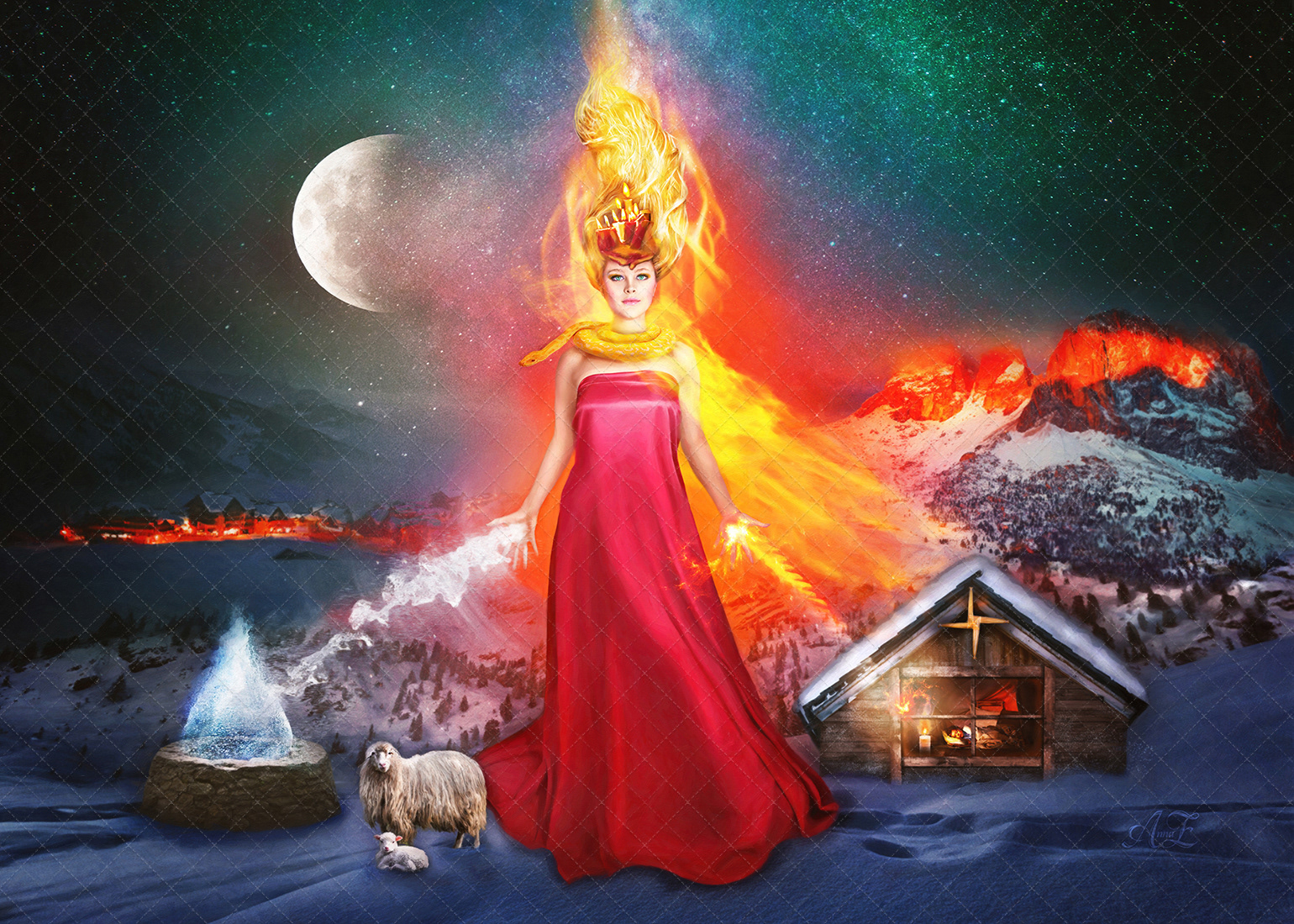 Imbolc. Goddess Brigit.