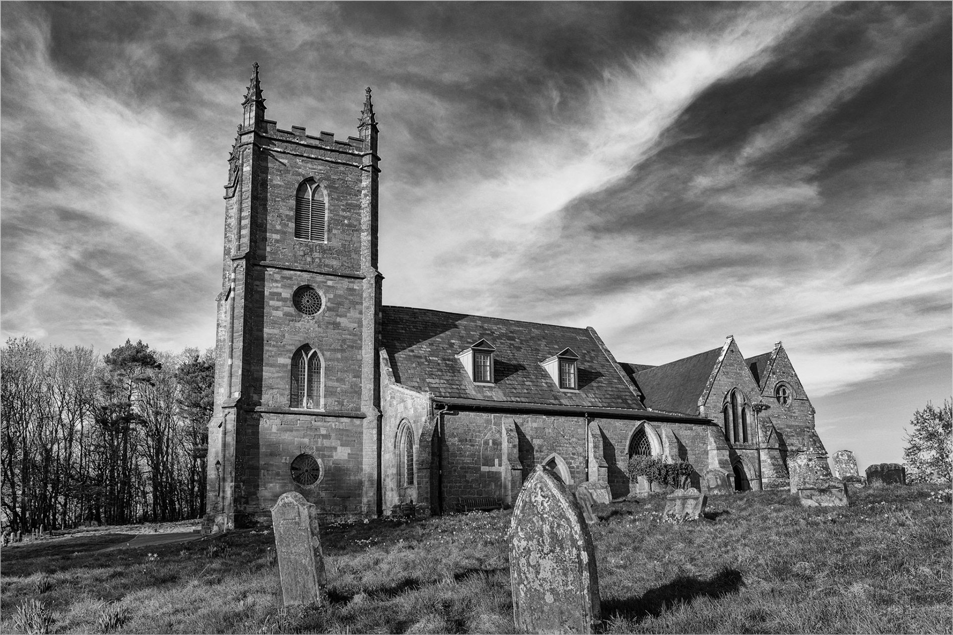 St Mary the Virgin. Hanbury