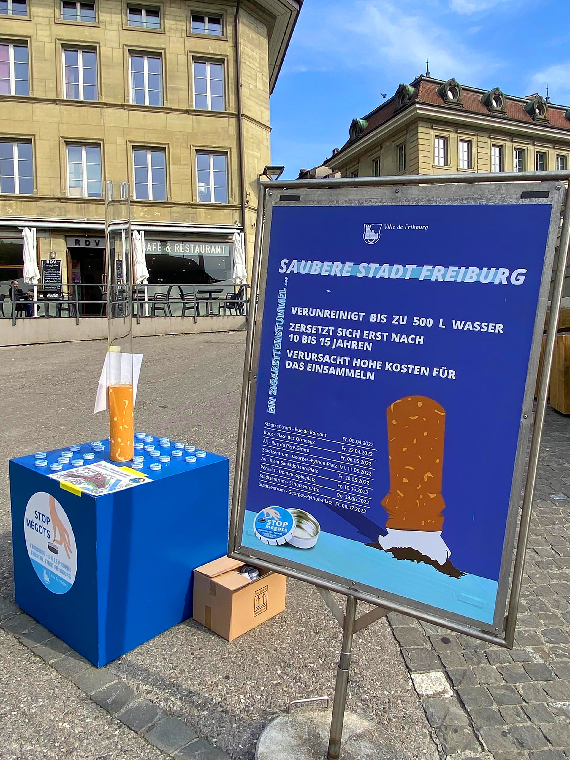 Affiche - Campagne stop mégots