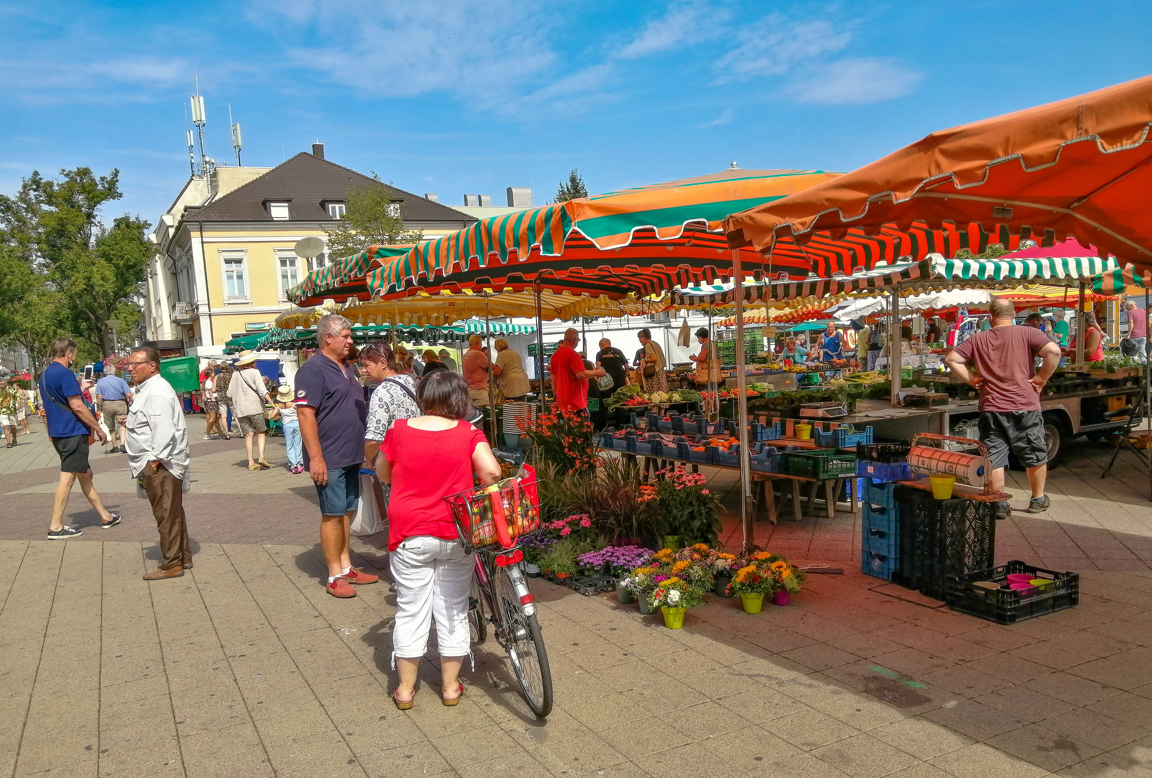 Weekend Market in Kehl, Germany