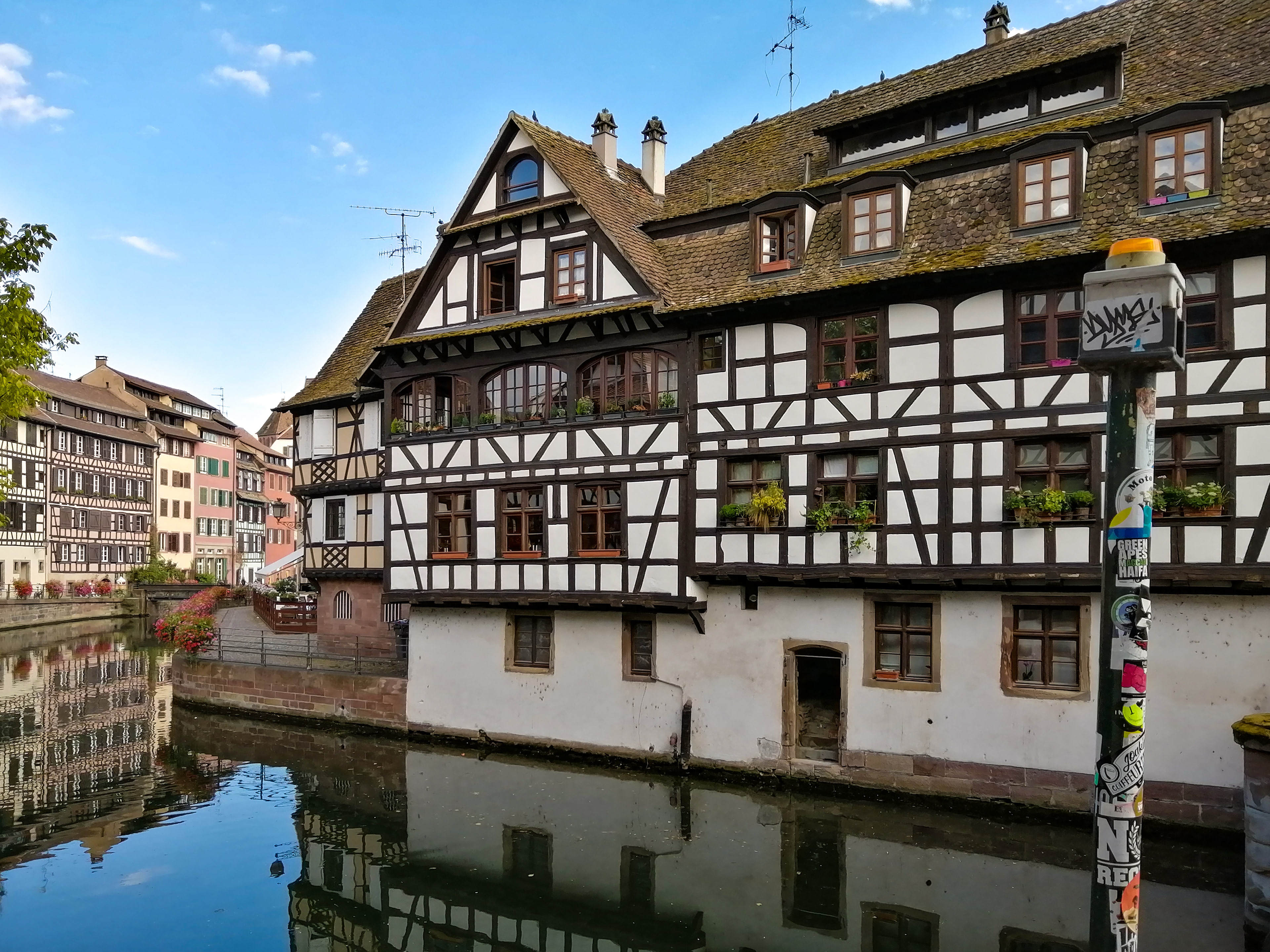 Tudor-style homes, Le Petit France, Strasbourg, France.