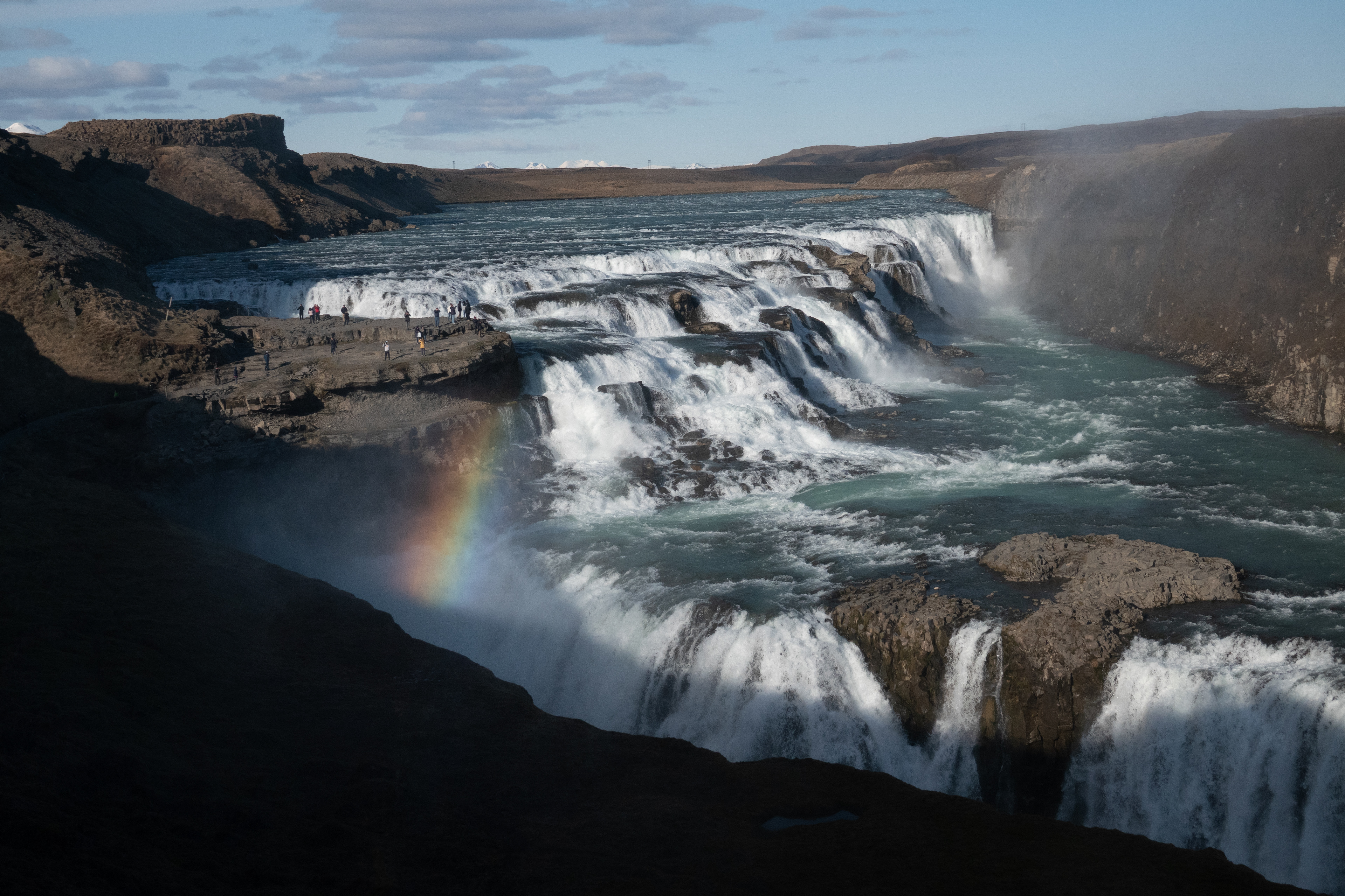 Gullfoss Falls in Iceland