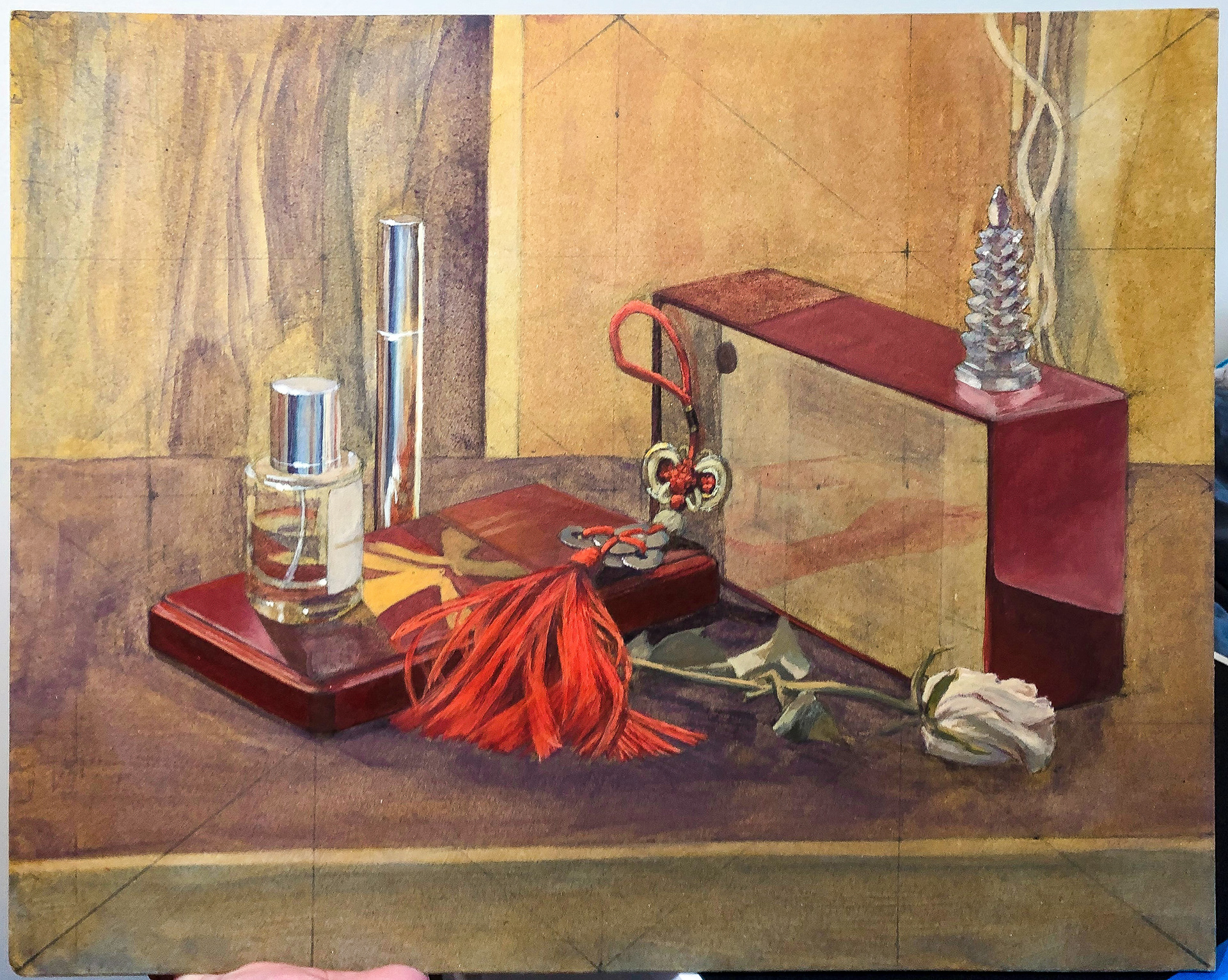 Drawing Studio  Assignment 2, Acrylic, 2023.