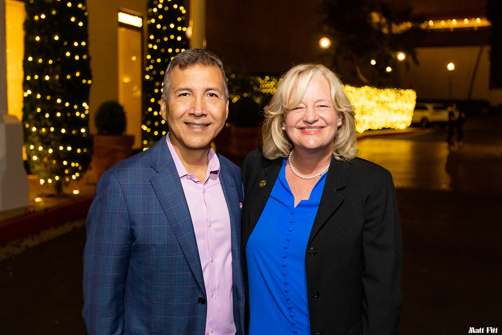 Vicente Sarmiento, Mayor of Santa Ana, and Katrina Foley, OC Supervisor
