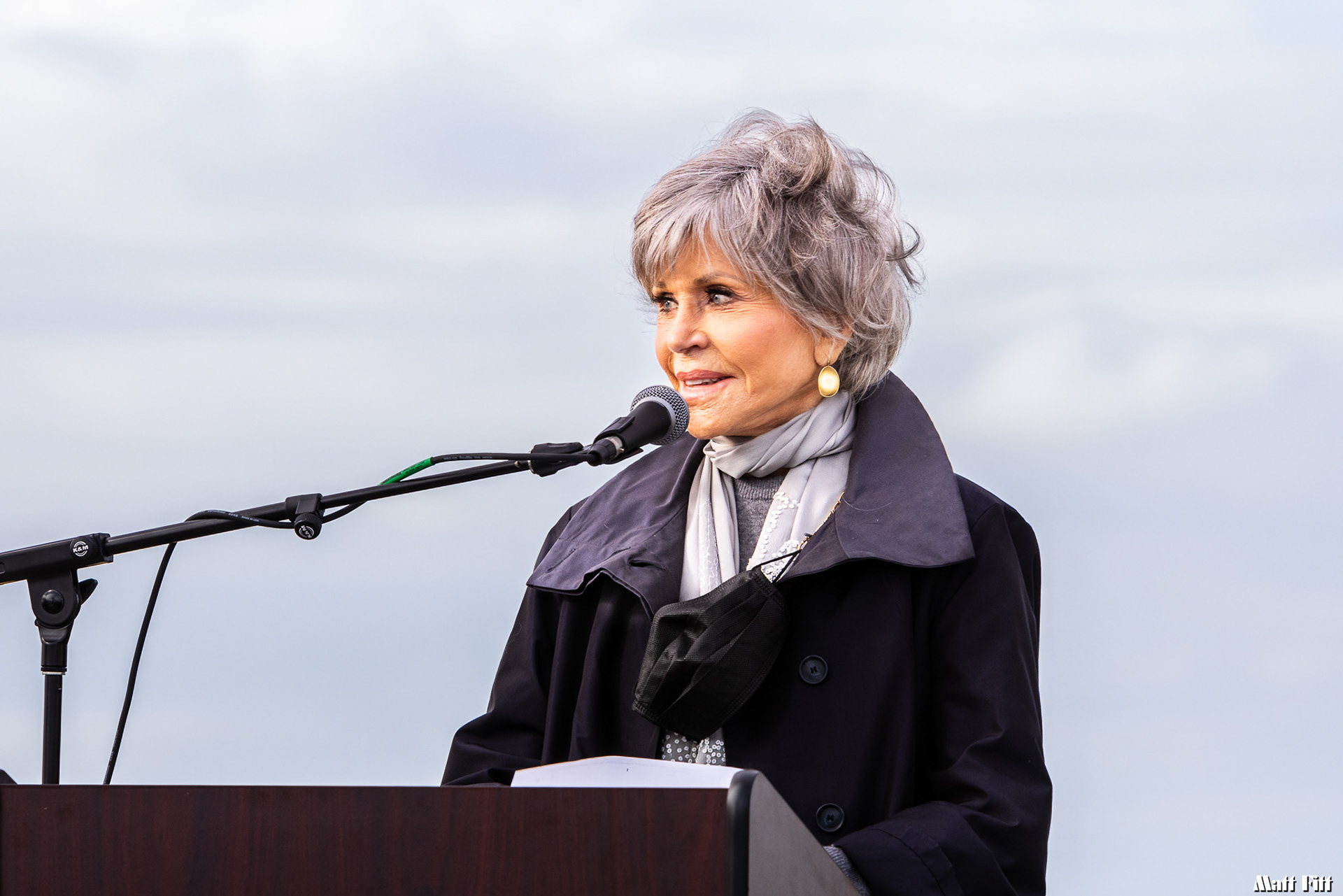Jane Fonda, Press Conference, Laguna Beach, Oct 2021