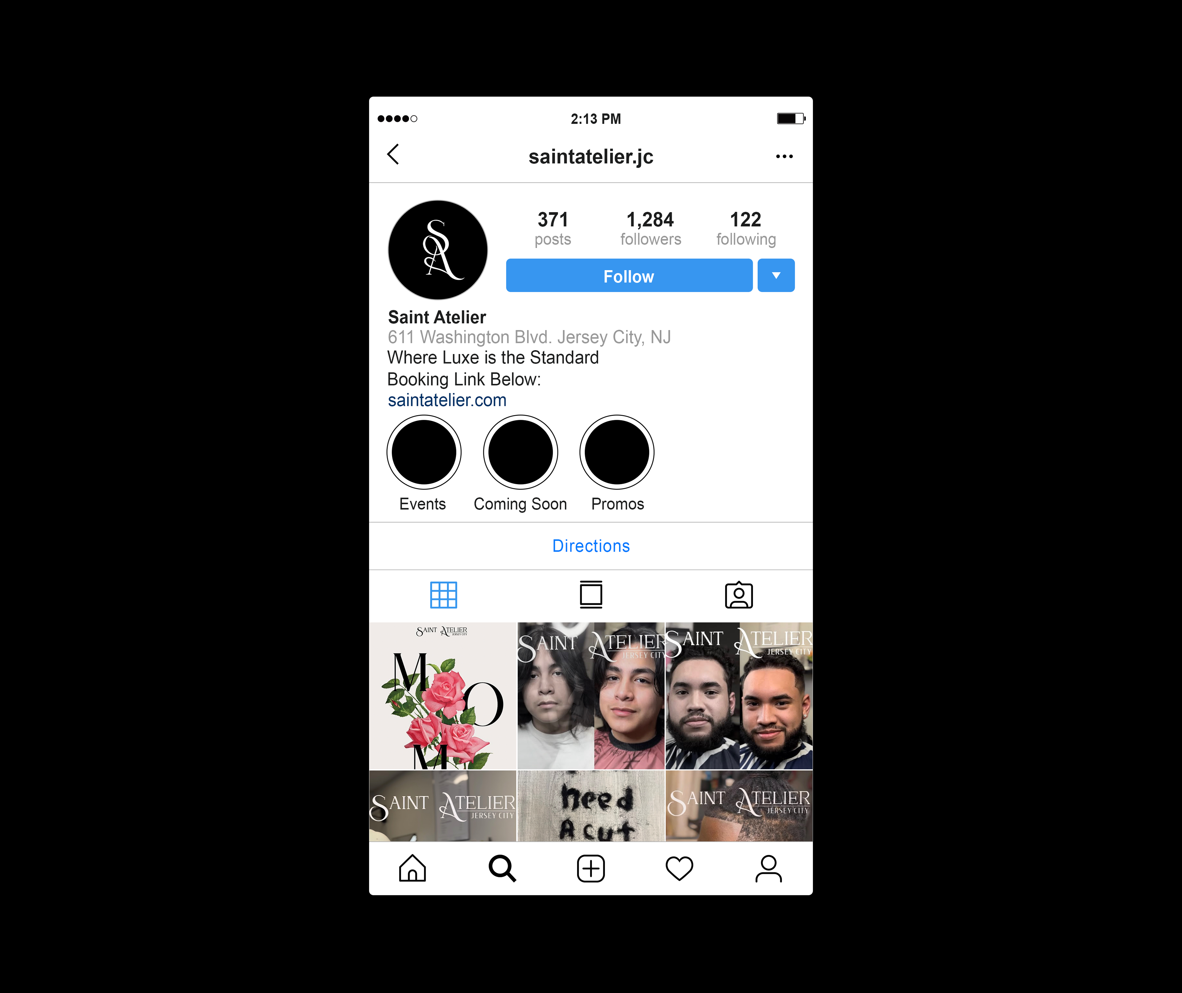 Client's Instagram Account