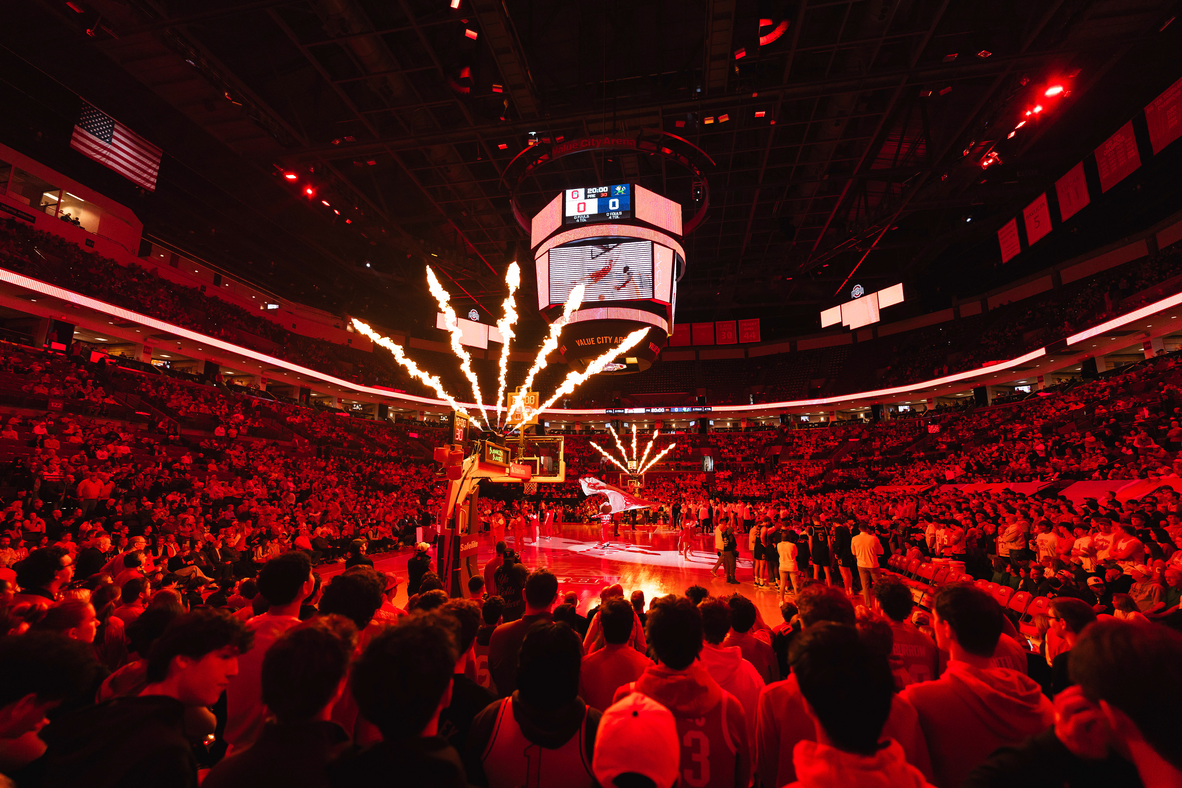 Pregame introductions before Ohio State Hoops takes on Notre Dame | November 16, 2025