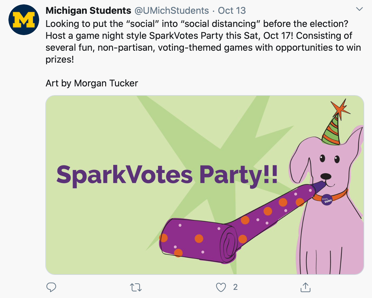 Part of @UMichStudents takeover, Caption, 2020