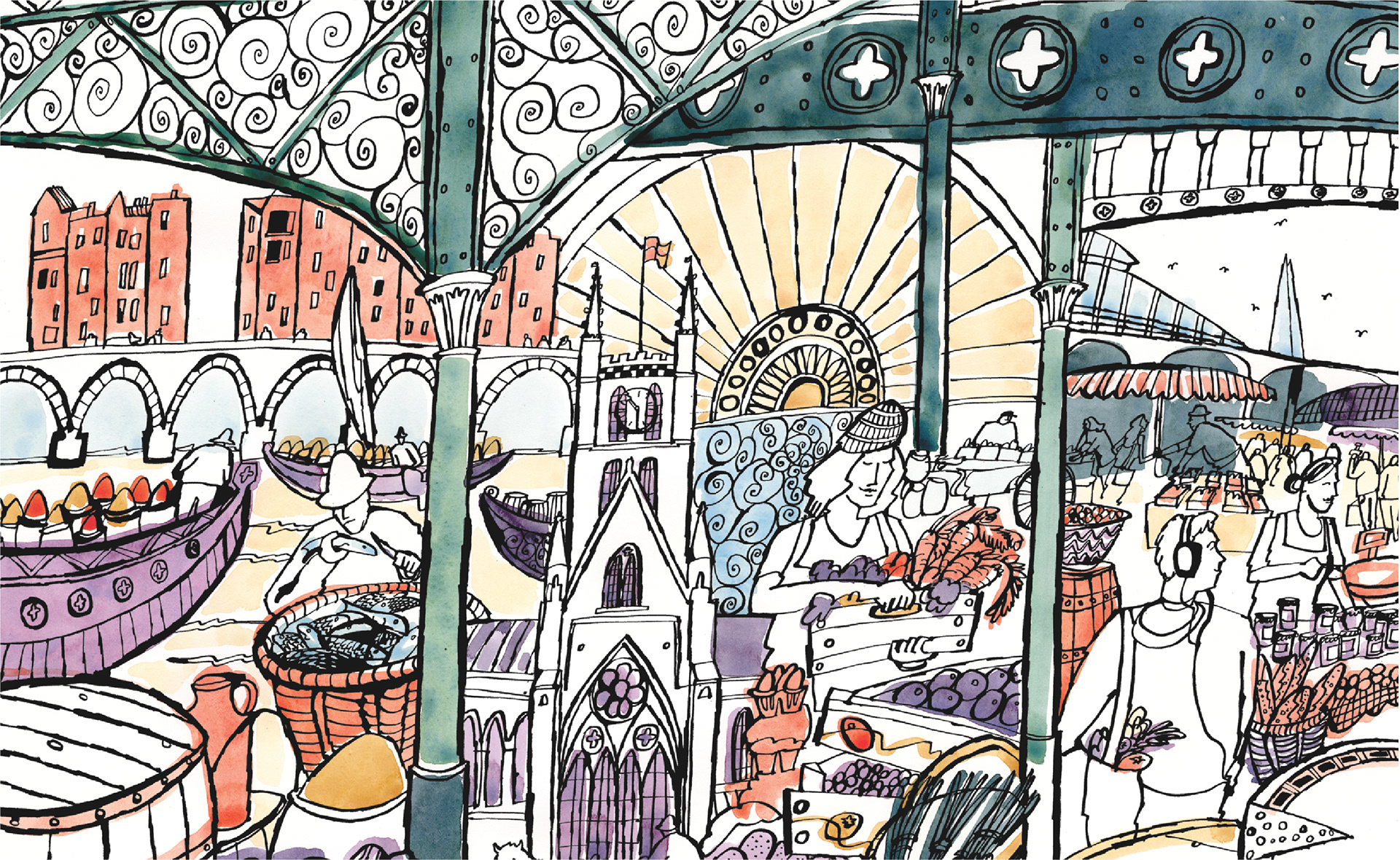 Borough Market Identity Update by Pete Gibbons