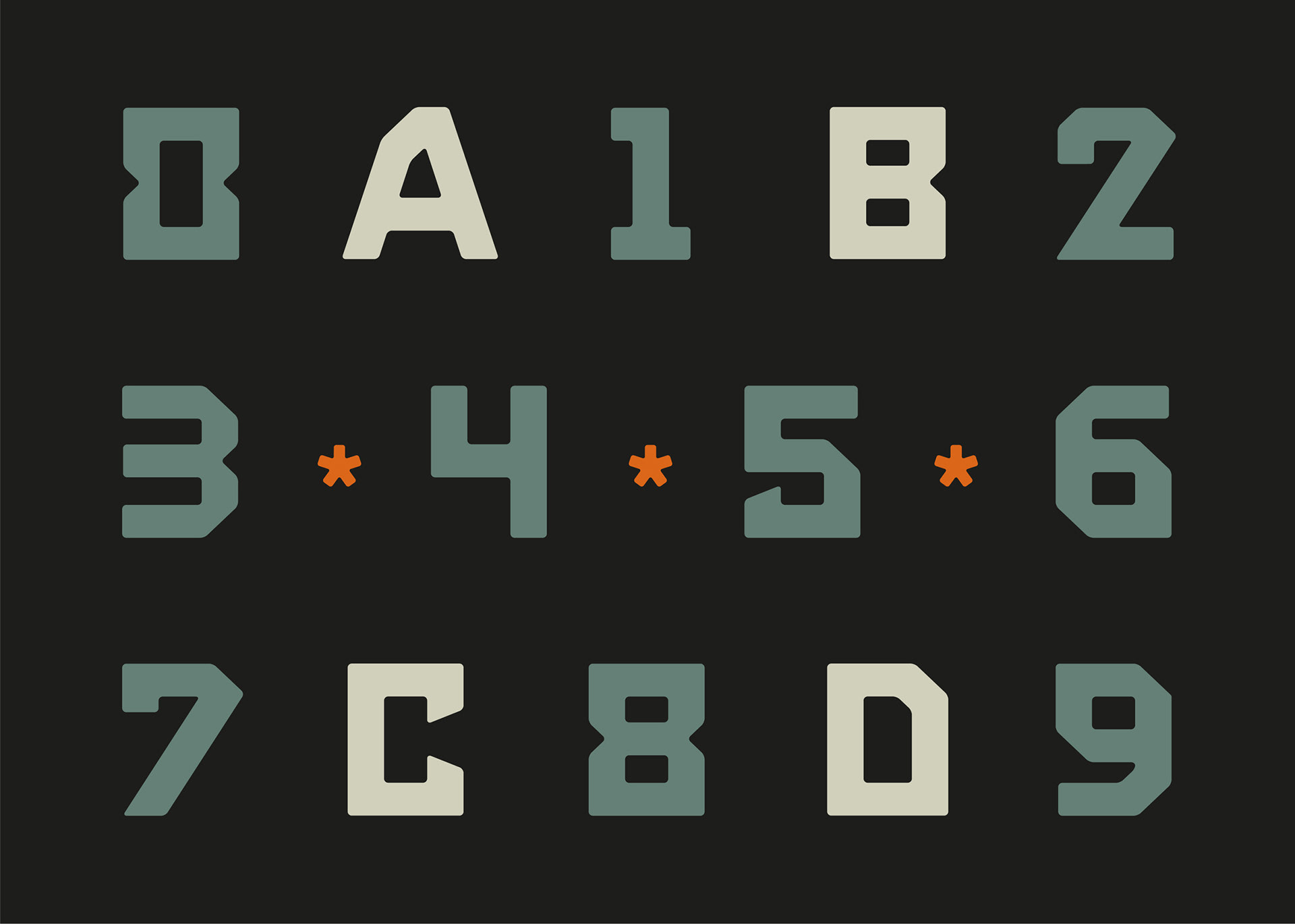 Reliance Brixton Typeface by Peter Gibbons