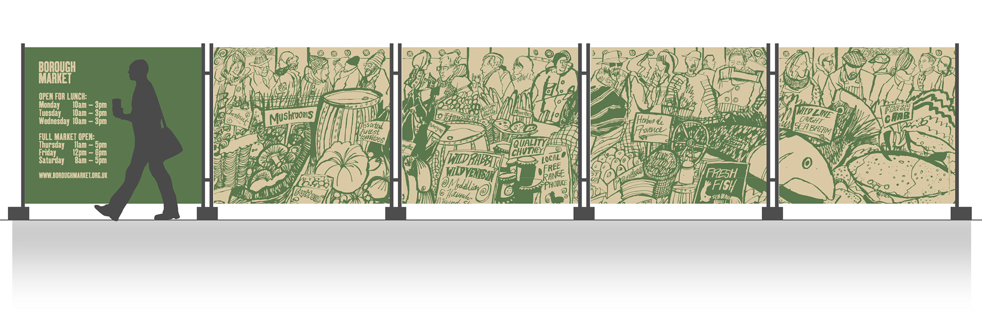 Borough Market Identity Update by Pete Gibbons