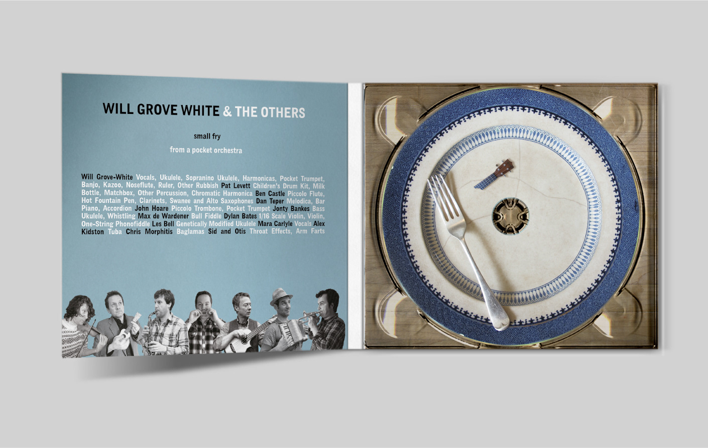 CD packaging design by Peter Gibbons