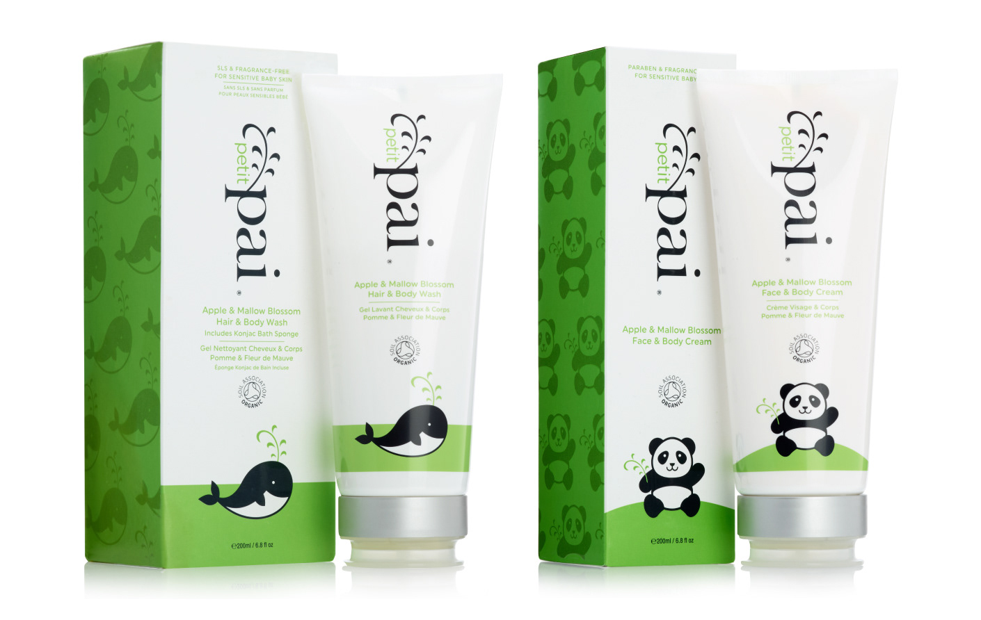 Petit Pai identity and packaging design by Peter Gibbons