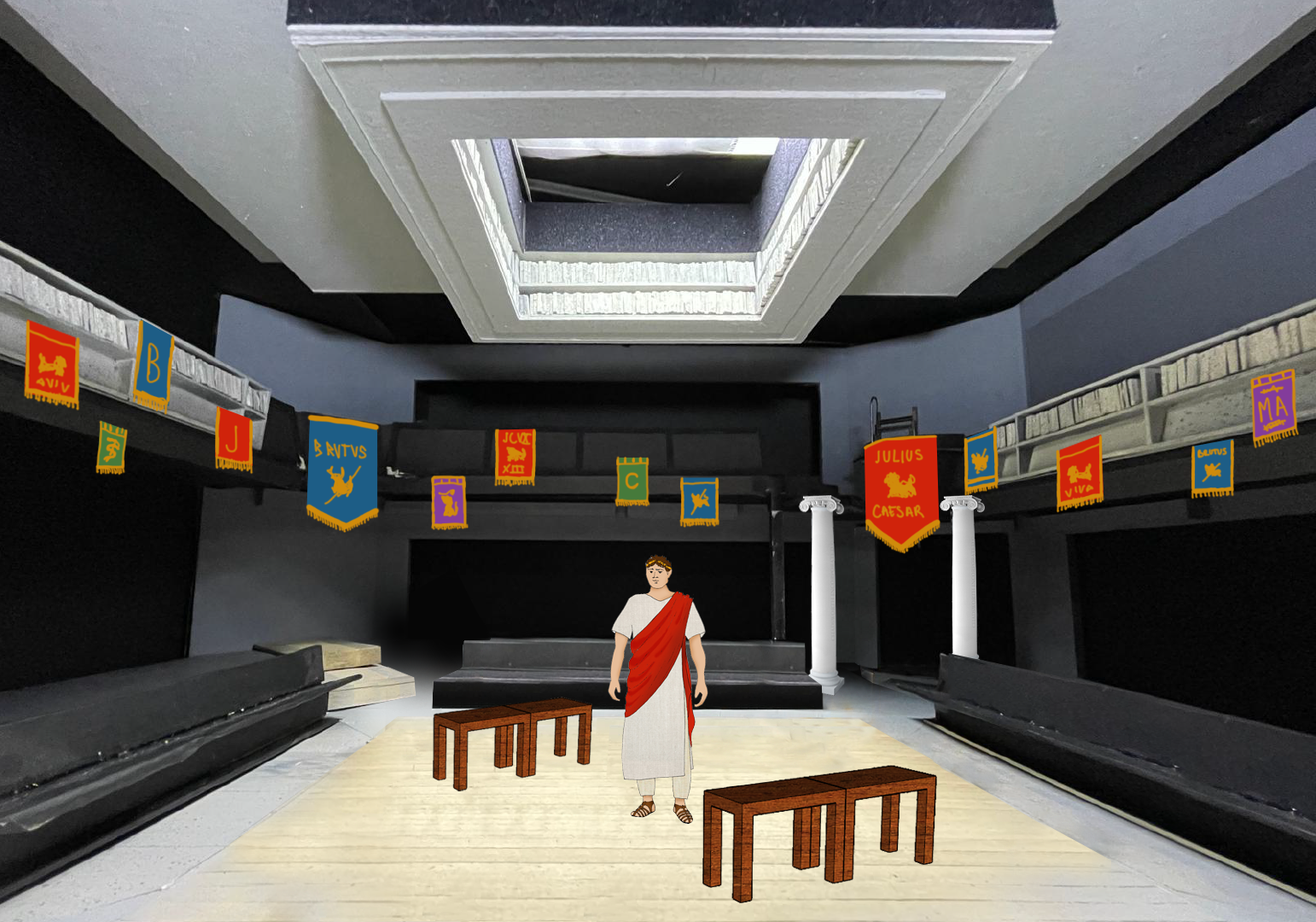 Final Design Mock Up (on Peter Butler's Model Image for In Praise of Love)