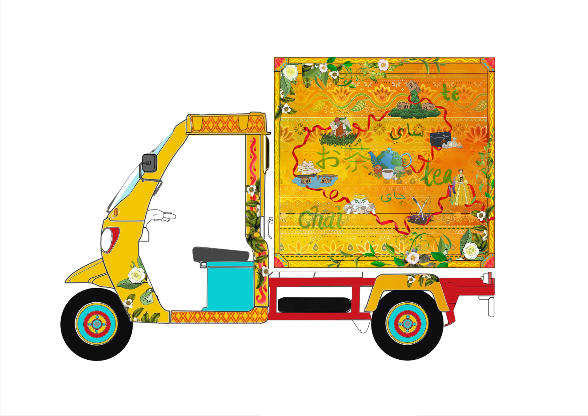 Photoshop Render - Technical Drawing provided by Bronia Housman and picture illustrations by Reiltin Hart