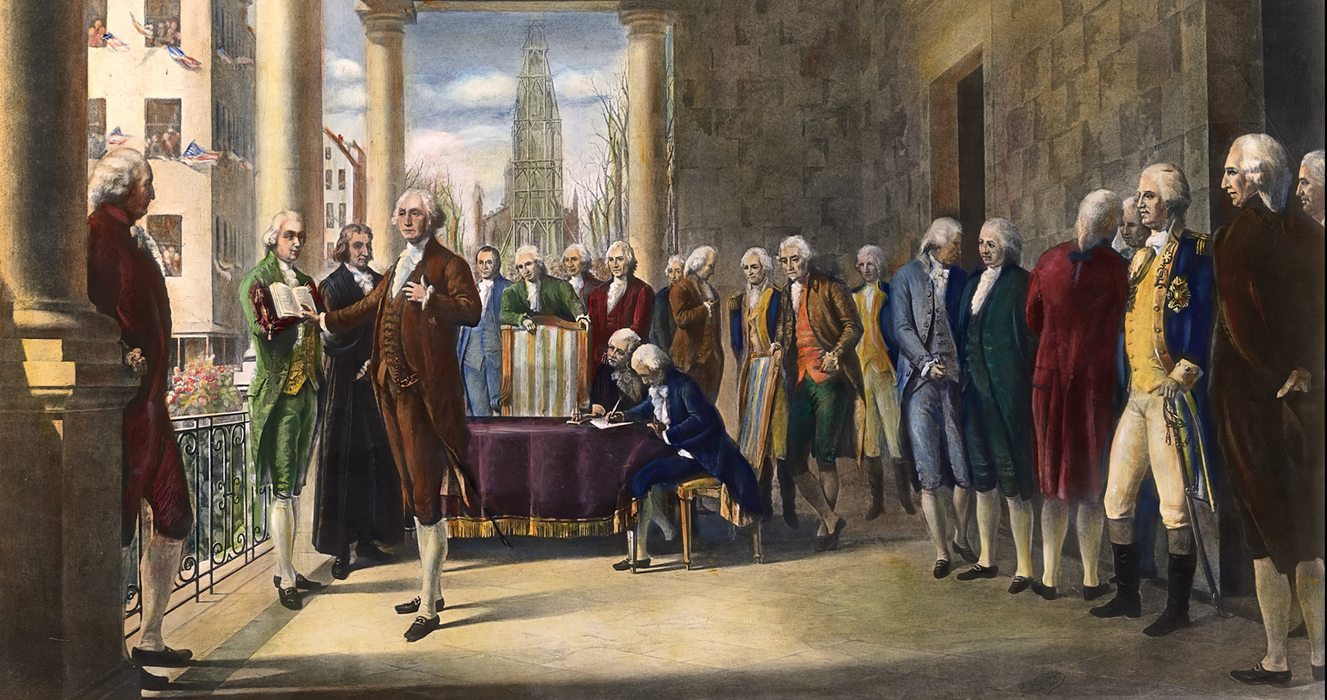 Washington's Inauguration (engraving)