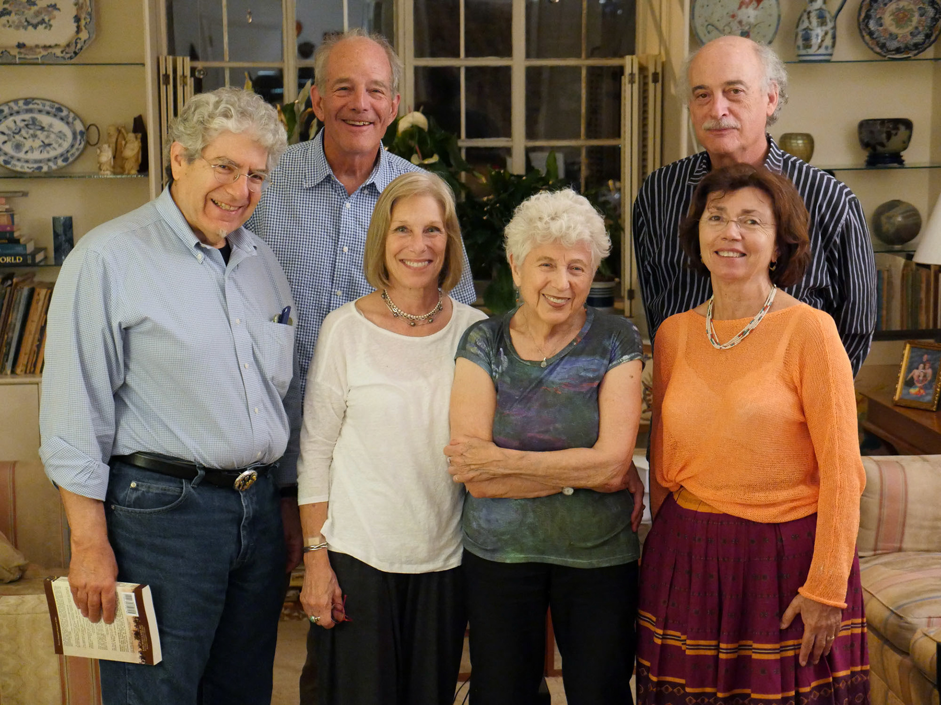 Gathering at Barbara Heyman's apartment for rough cut screening