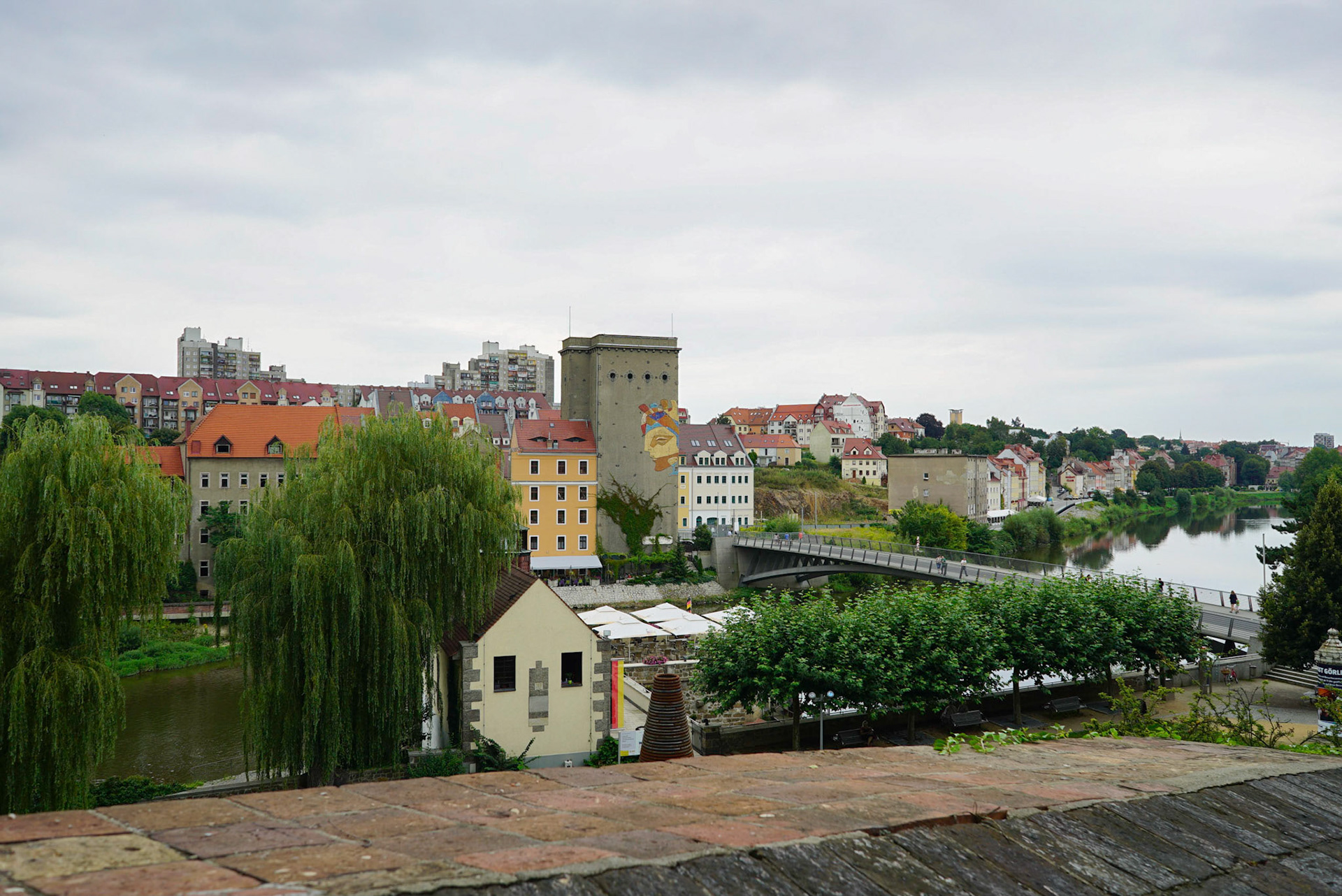 From Görlitz, we cross the Polish border to the former World War II prisoner camp