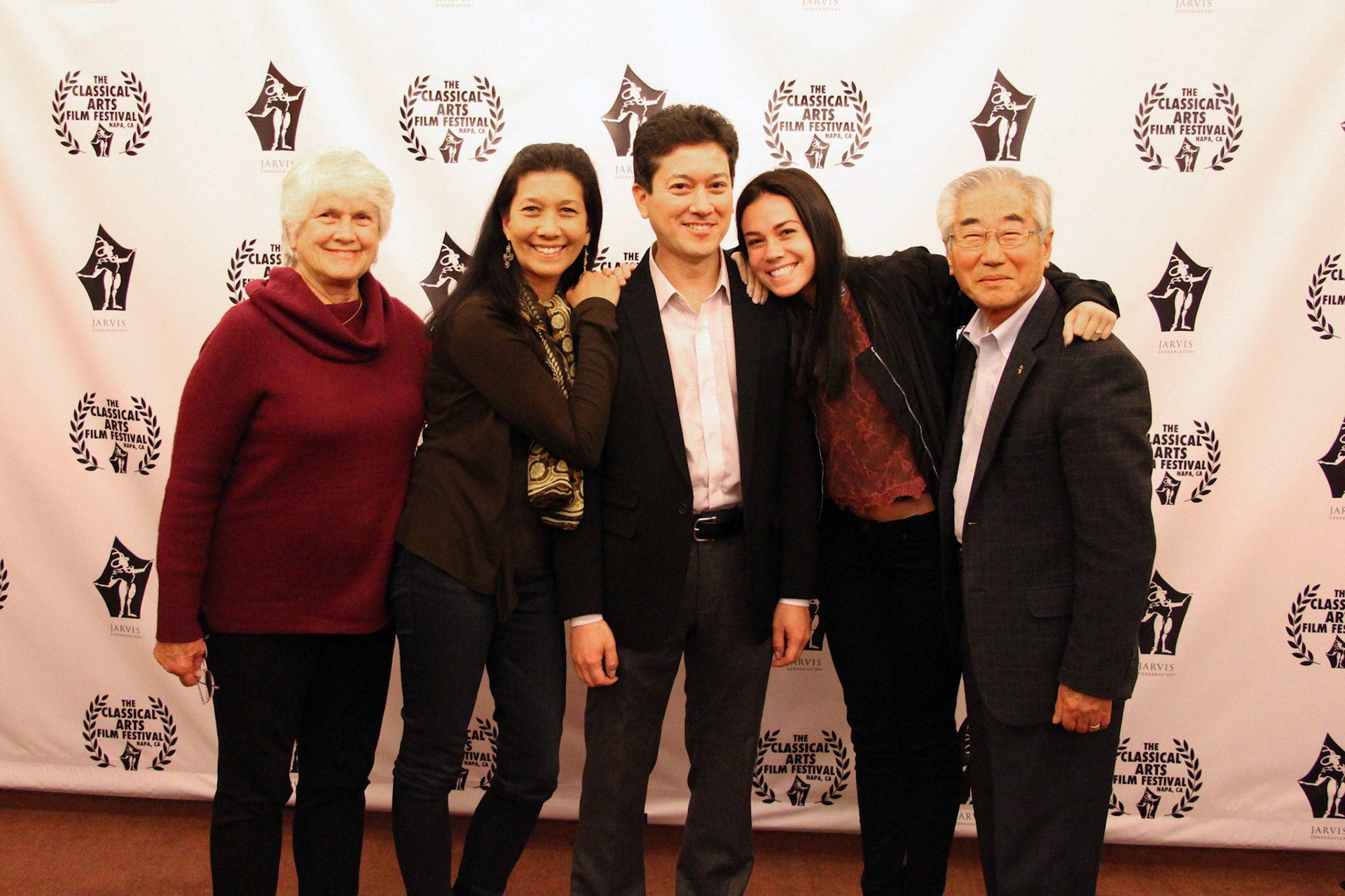 With my parents, sister and niece