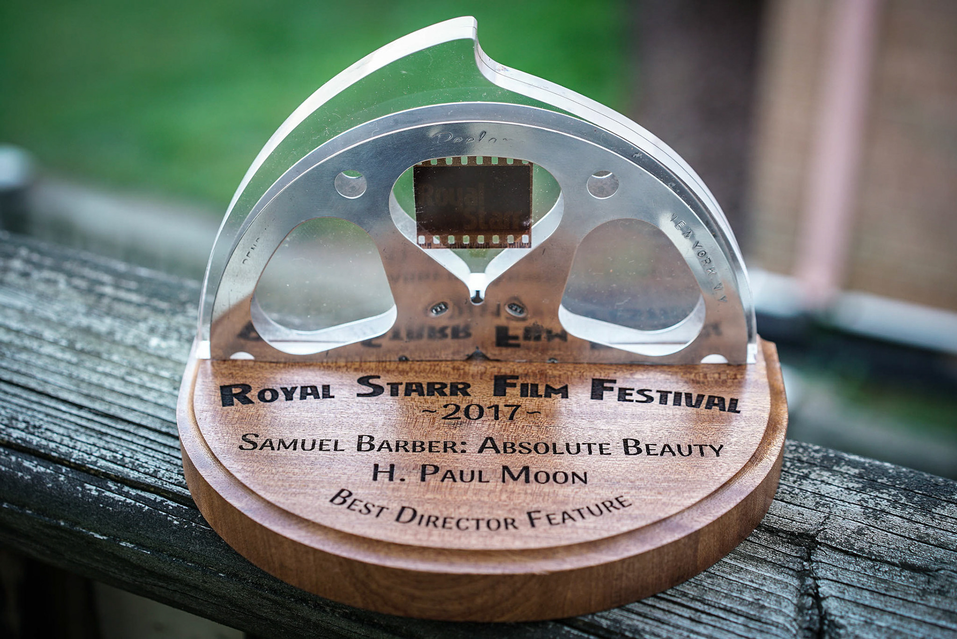 Best Director award at Royal Starr Film Festival in Royal Oak, Michigan