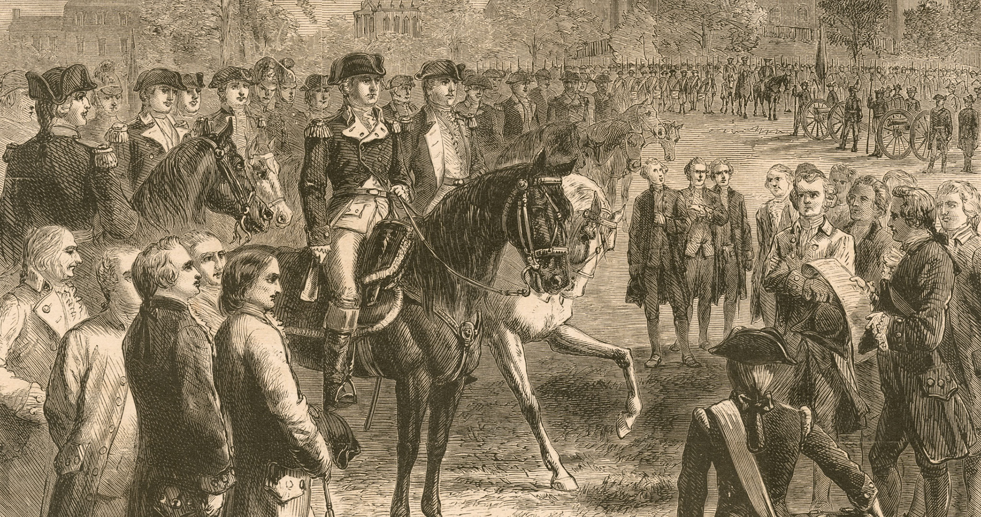 Washington orders Declaration read to the troops