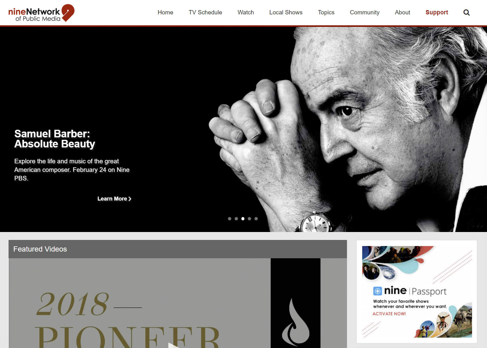 Featured for Midwest broadcast premiere on KETC-TV