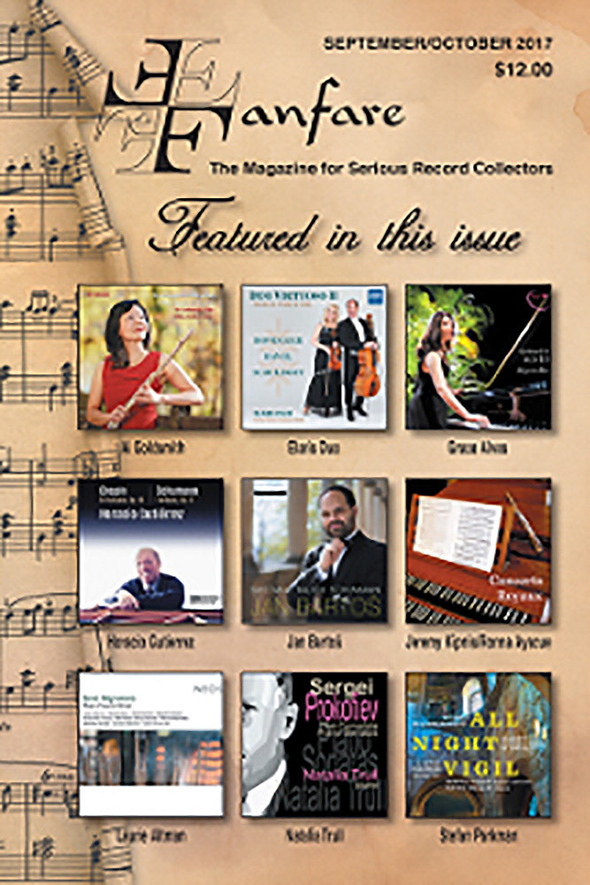 Cover for review in Fanfare Magazine