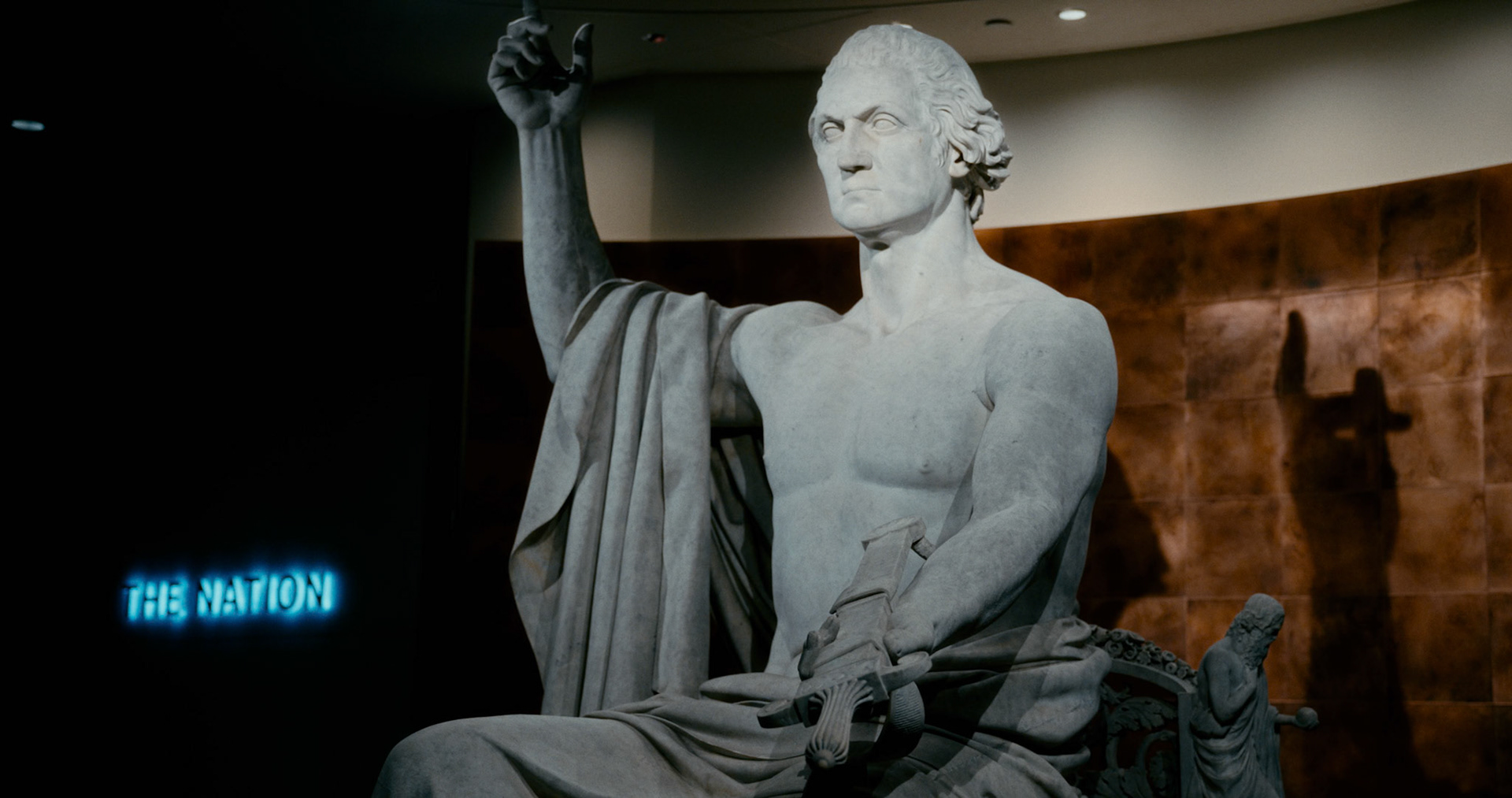 Statue of Washington by Horatio Greenough
