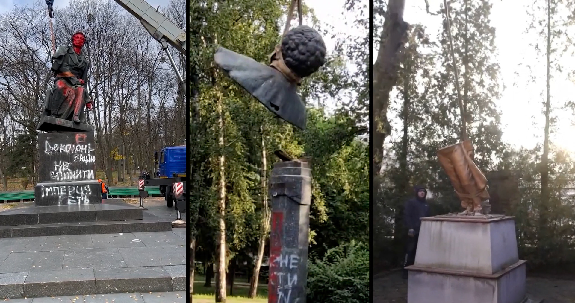 Ukraine topplings