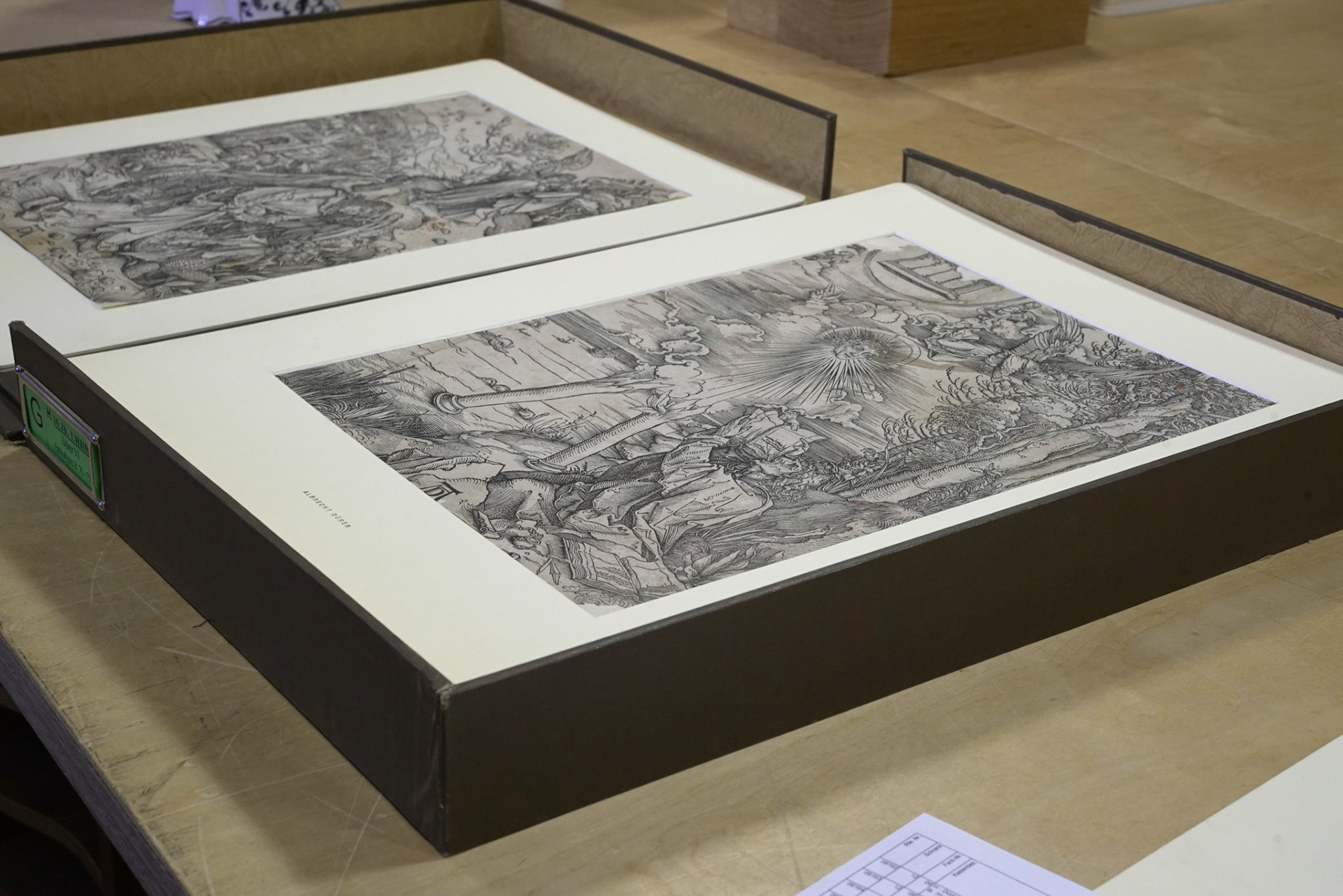 Seeing these was a rare privilege, because they are almost never brought out into the light/exhibition, at risk of fading