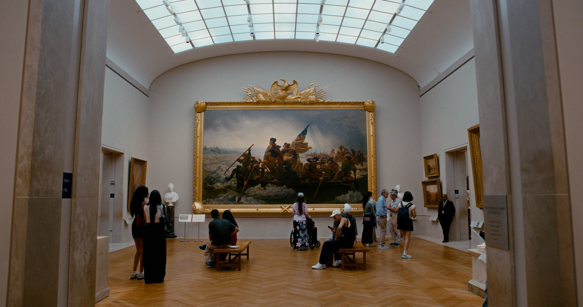Washington Crossing the Delaware by Emanuel Leutze at the Met Museum