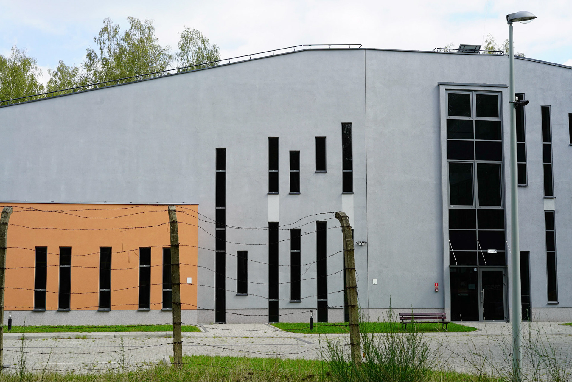 The distinctive design motif of vertical windows