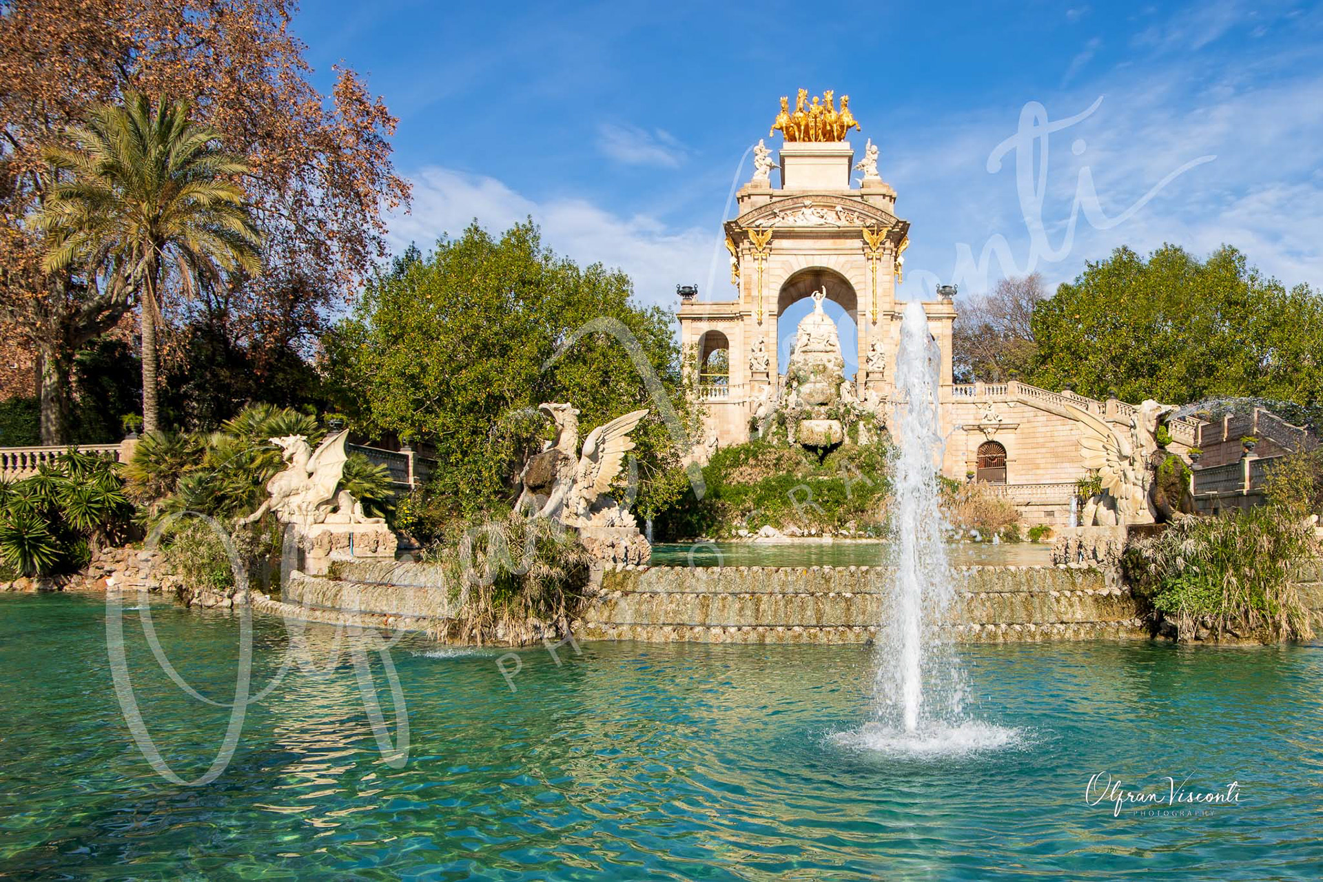 92. Monumental fountain. Ciutadella Park.