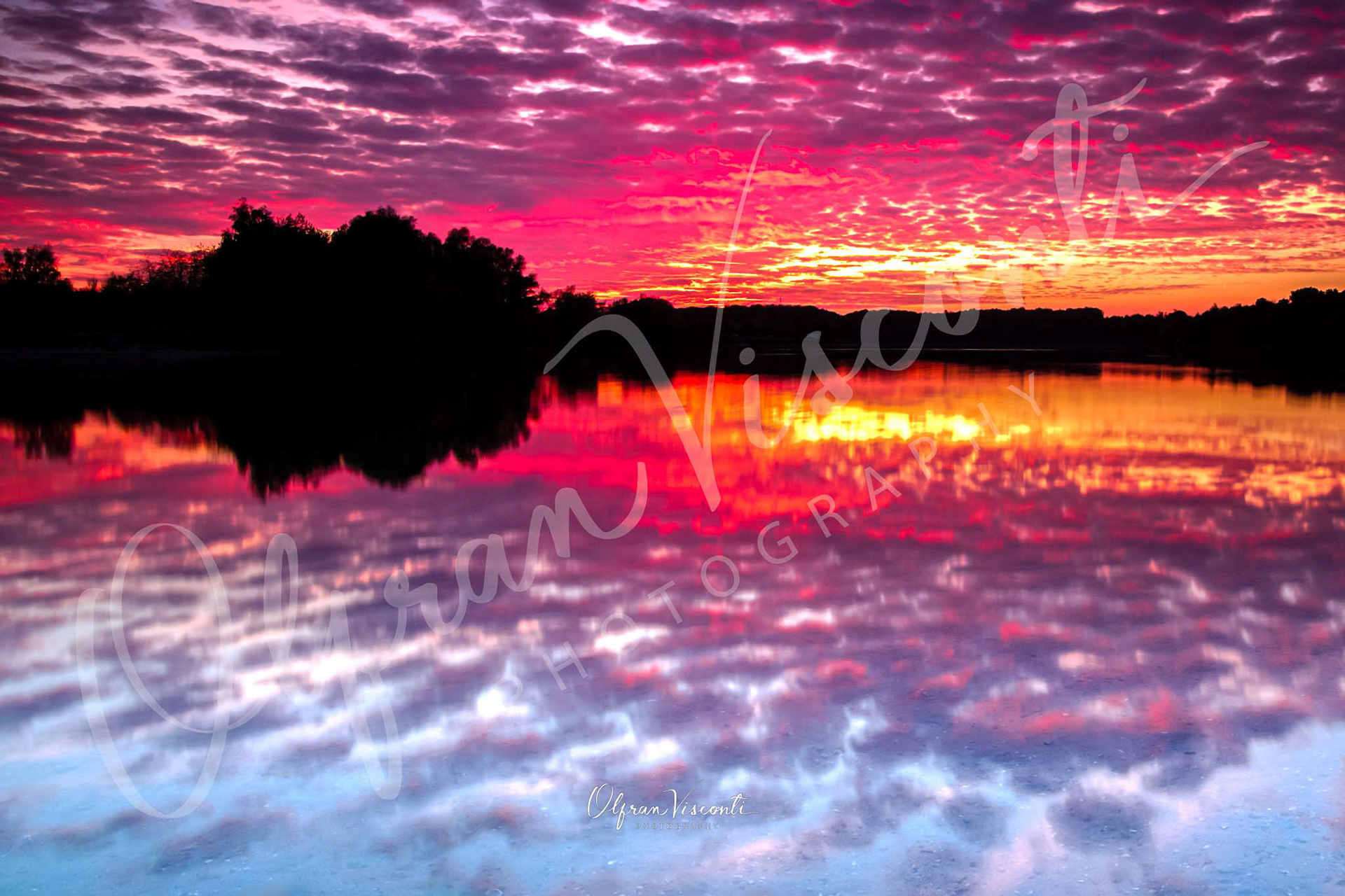 113. Awesome sunset over Kaarster See. Germany.