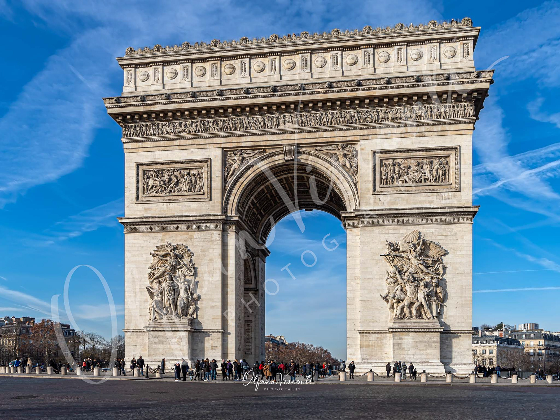 41. Arch of Triumph. East side view. Paris.