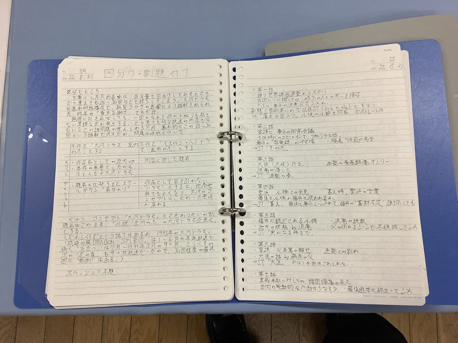 小説「左内の志」の大河ドラマ企画化