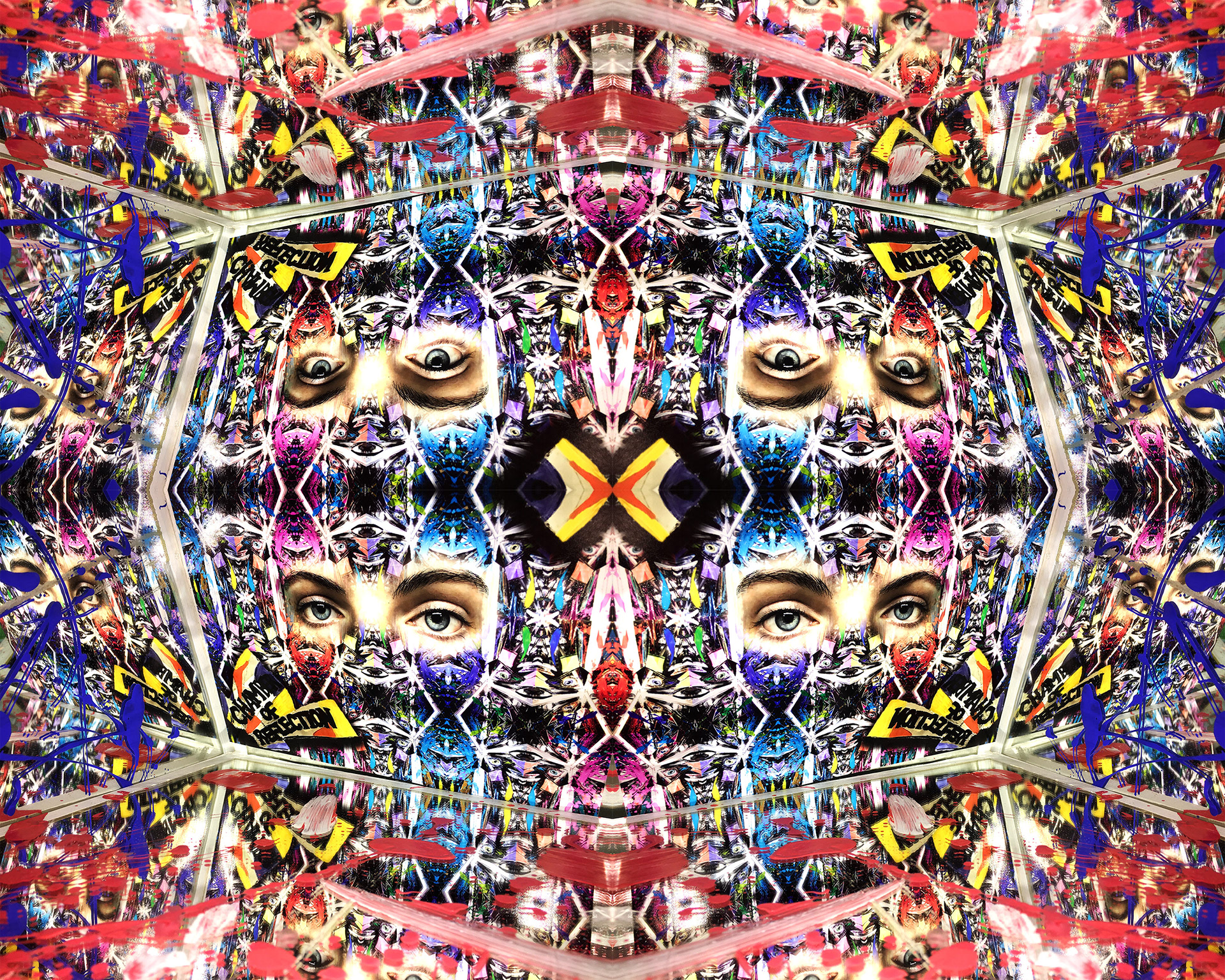 "Mirror Box', Photography and Digital Collage