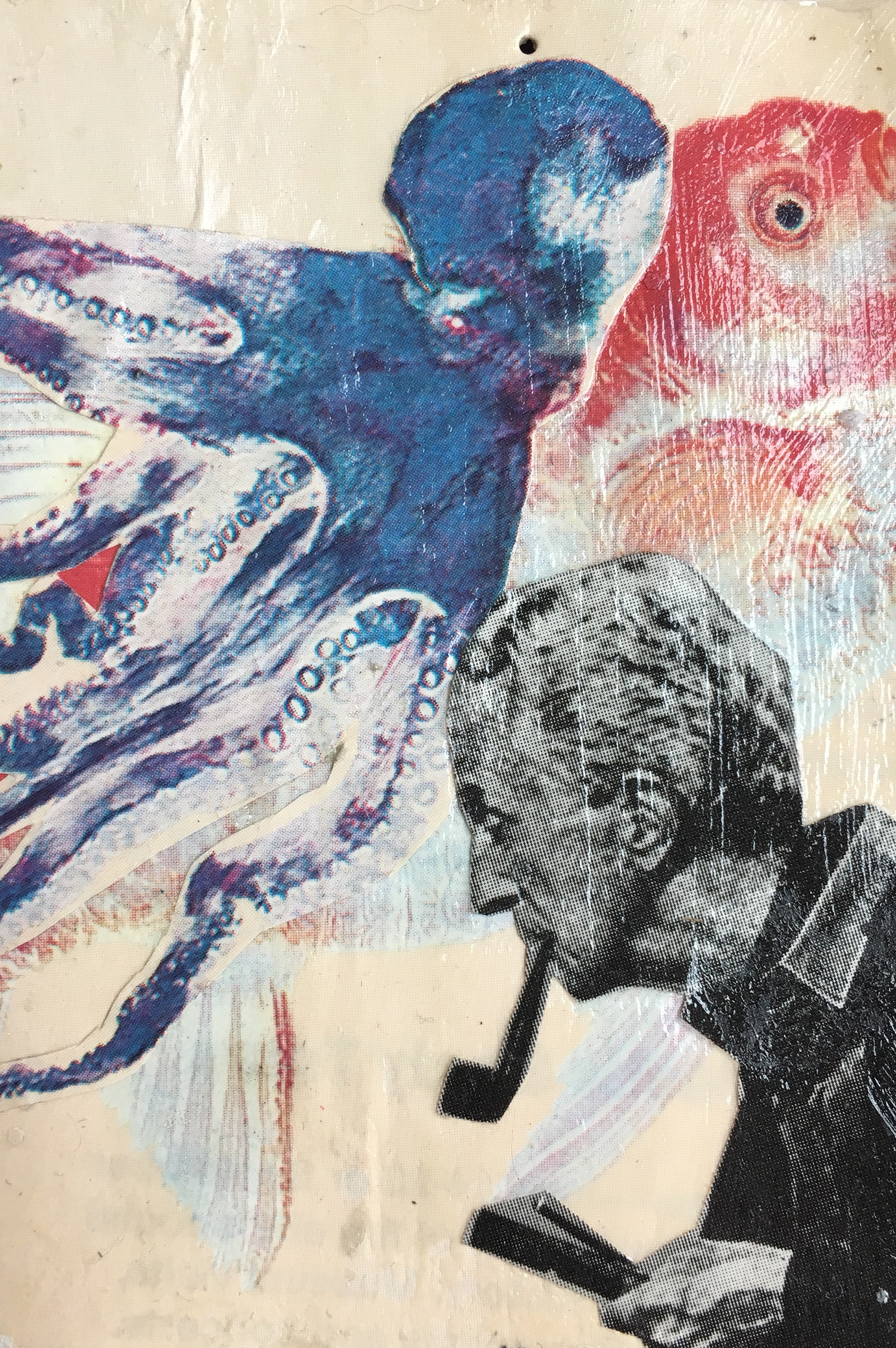 'Artist Trading Card', Collage on Paper