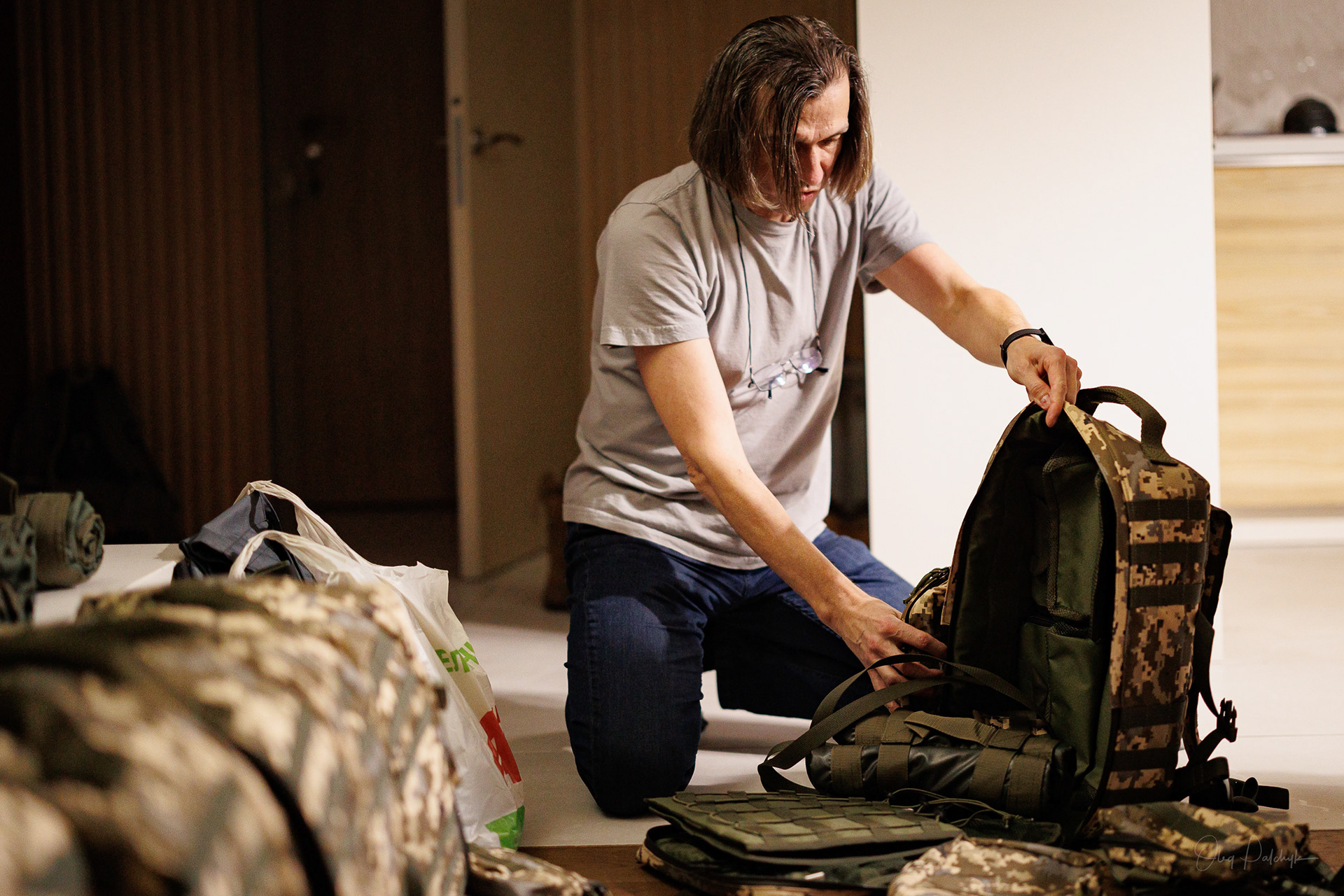 Олег Шишков, волонтер. Фотограф Олег Пальчик © www.palchyk.online