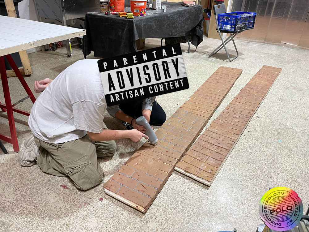 TERMINANDO DETALLES DE NUESTRA COLUMNA DE LADRILLO FICTICIO