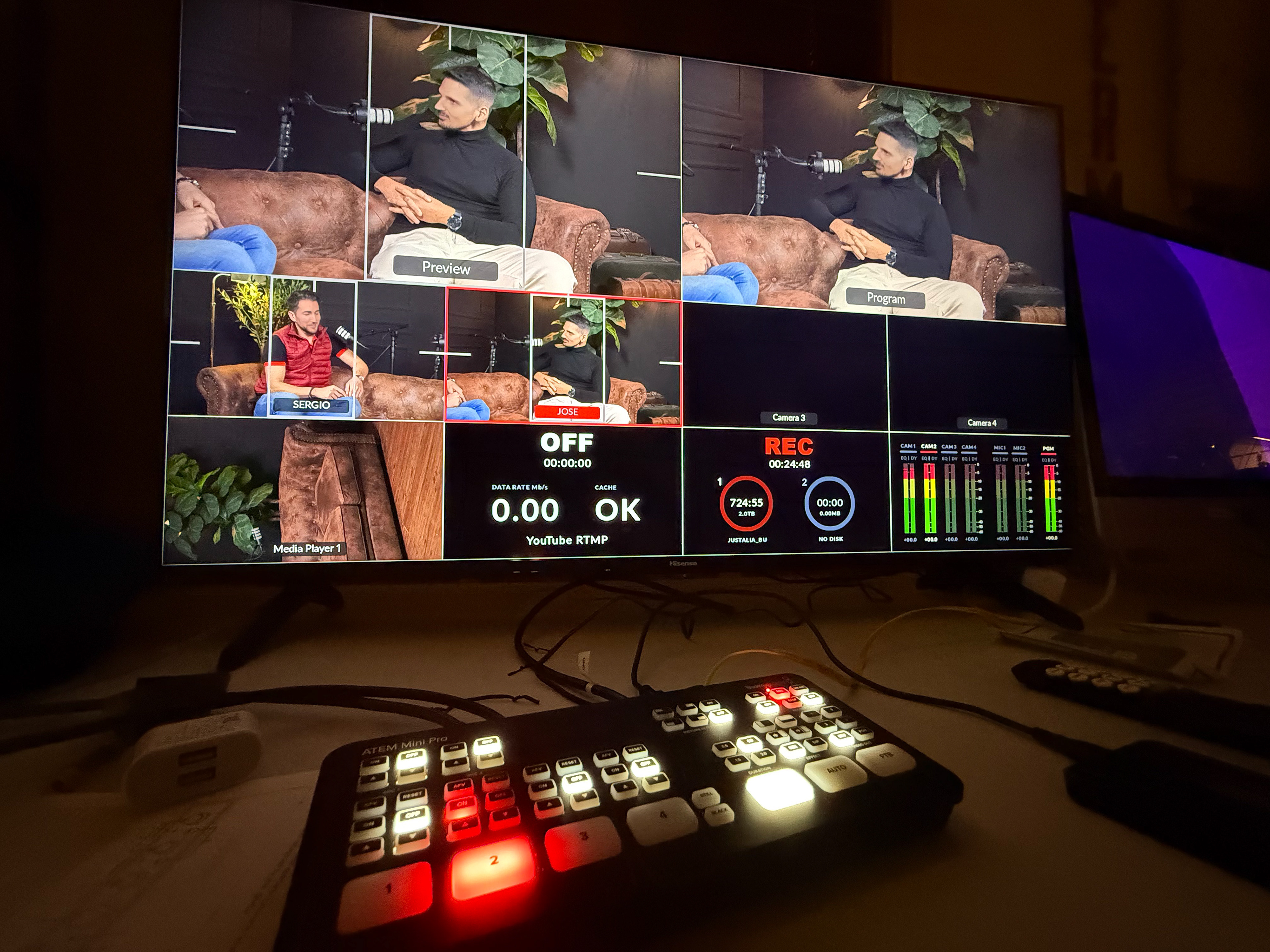 Servicio de Realización multicámara en directo