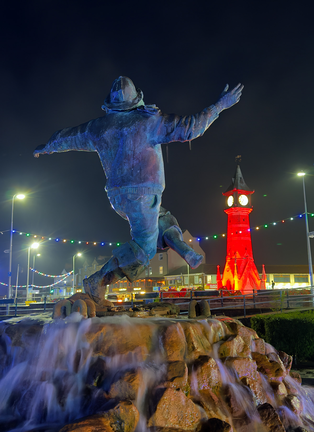 Jolly Fisherman and the Clock Tower