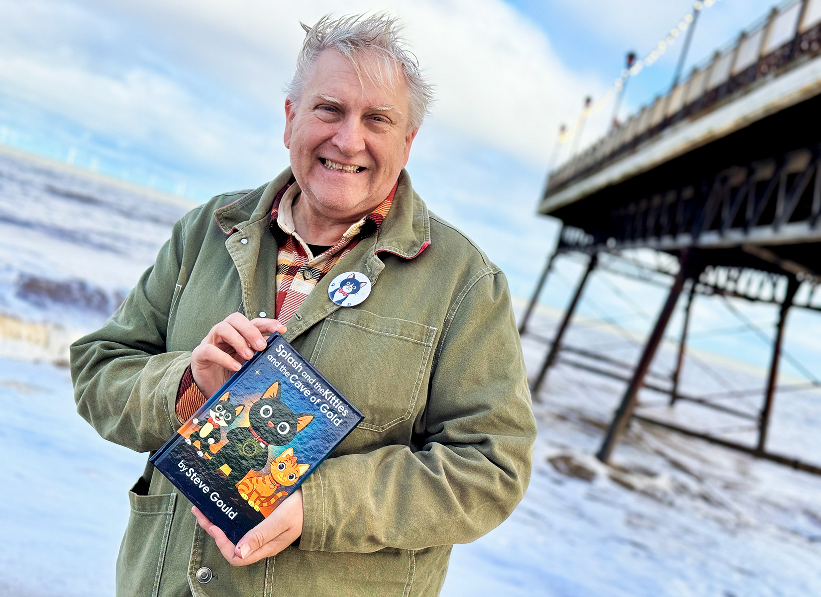 Skegness artist and author Steve Gould 