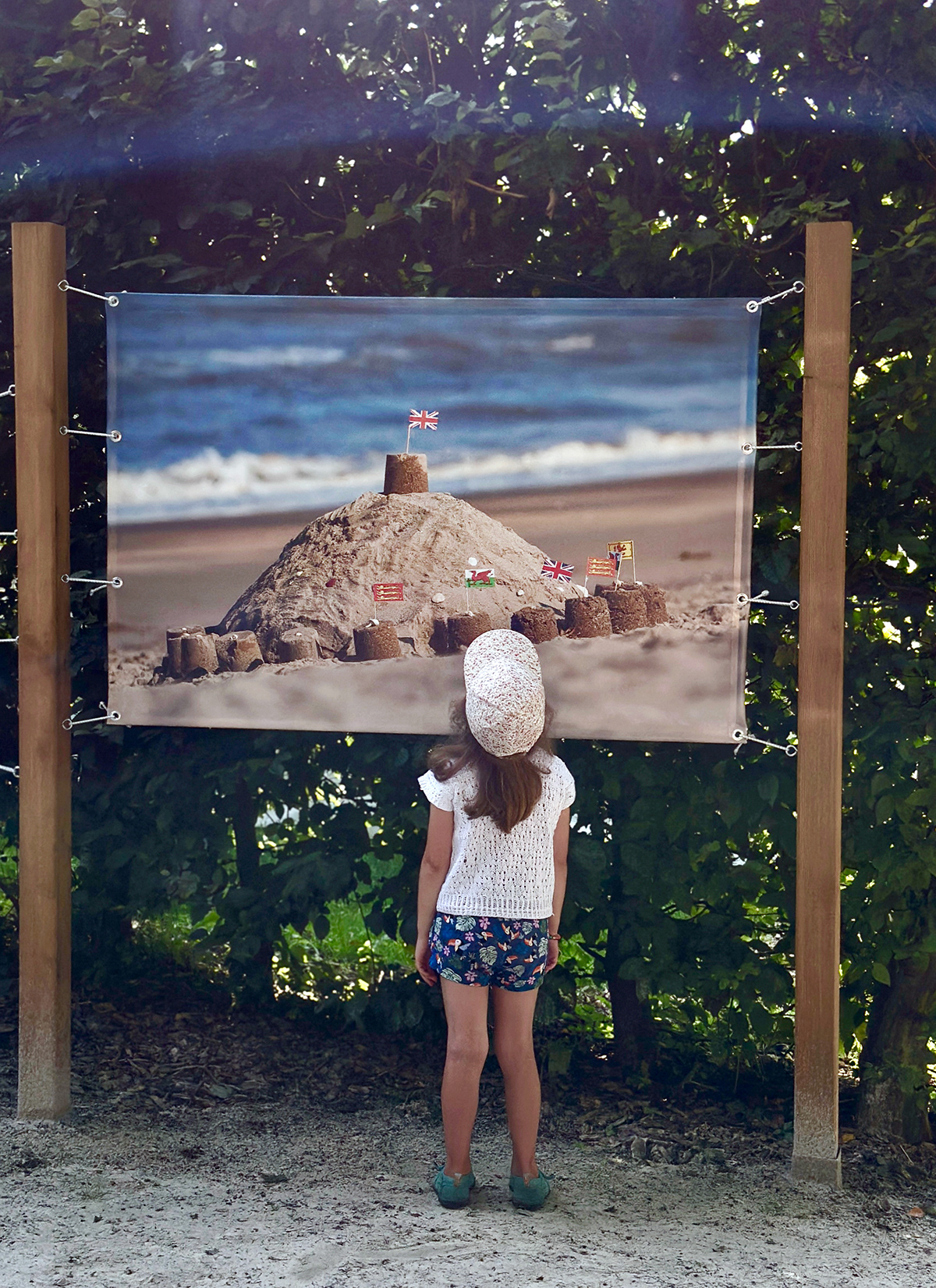 Children LOVE sandcastles on the beach