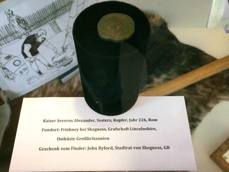 Emperor Severus Alexander on display at Harzhorn