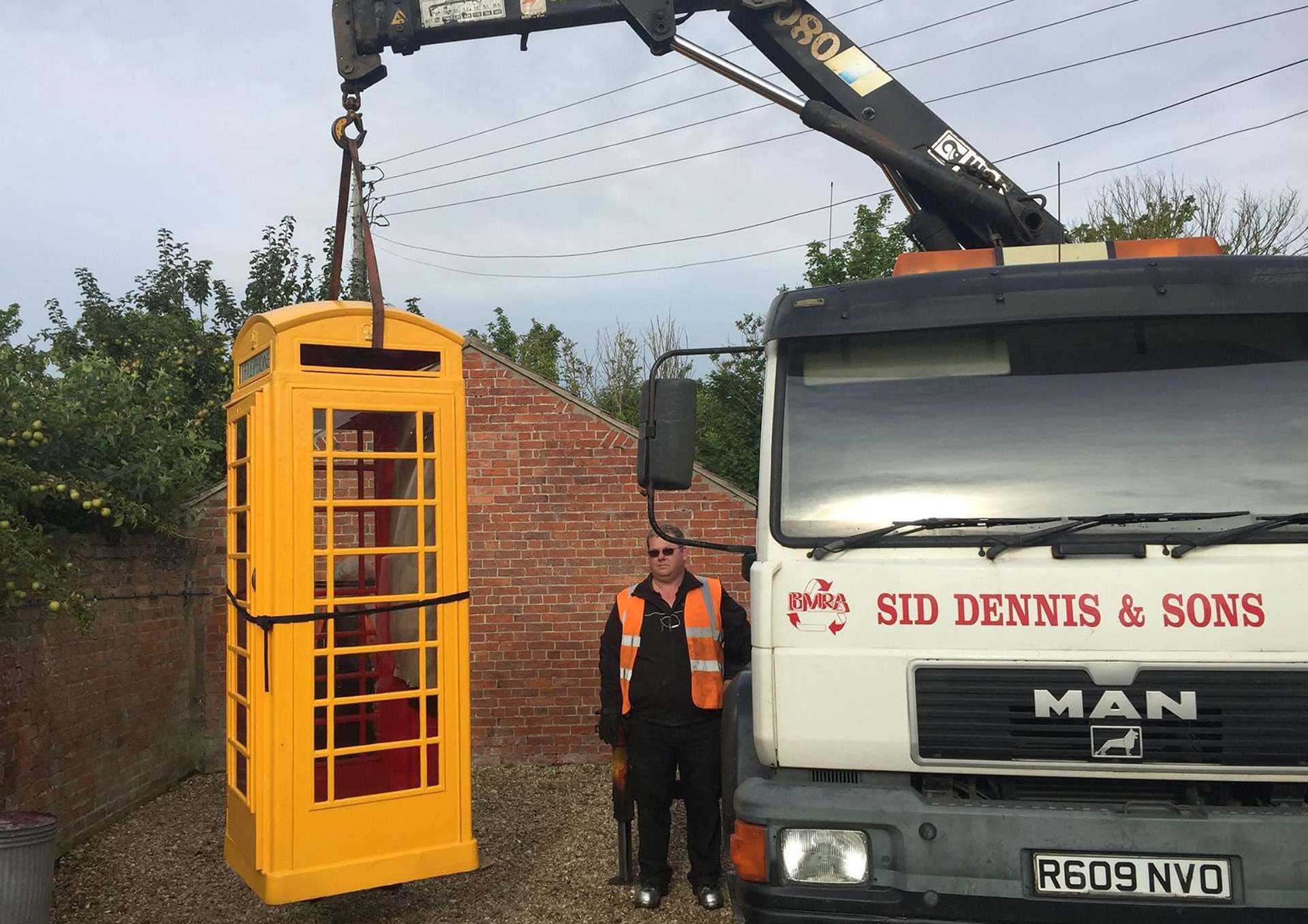 The Box leaving Skegness for Germany