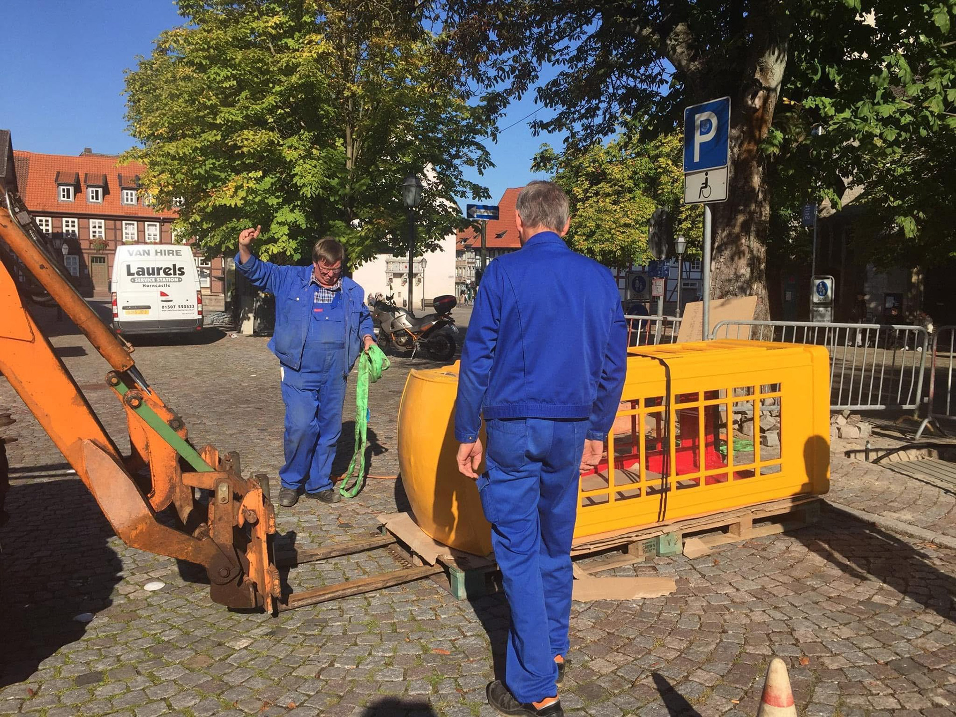 The Box arrives in Bad Gandersheim