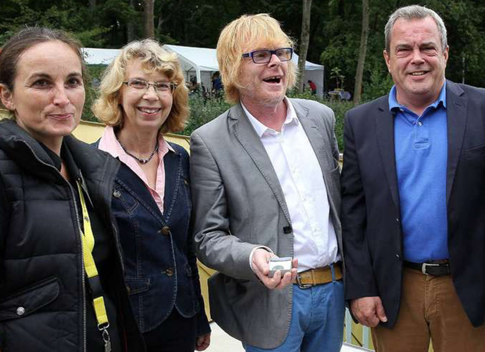 John Byford with coin Emperor Severus Alexander